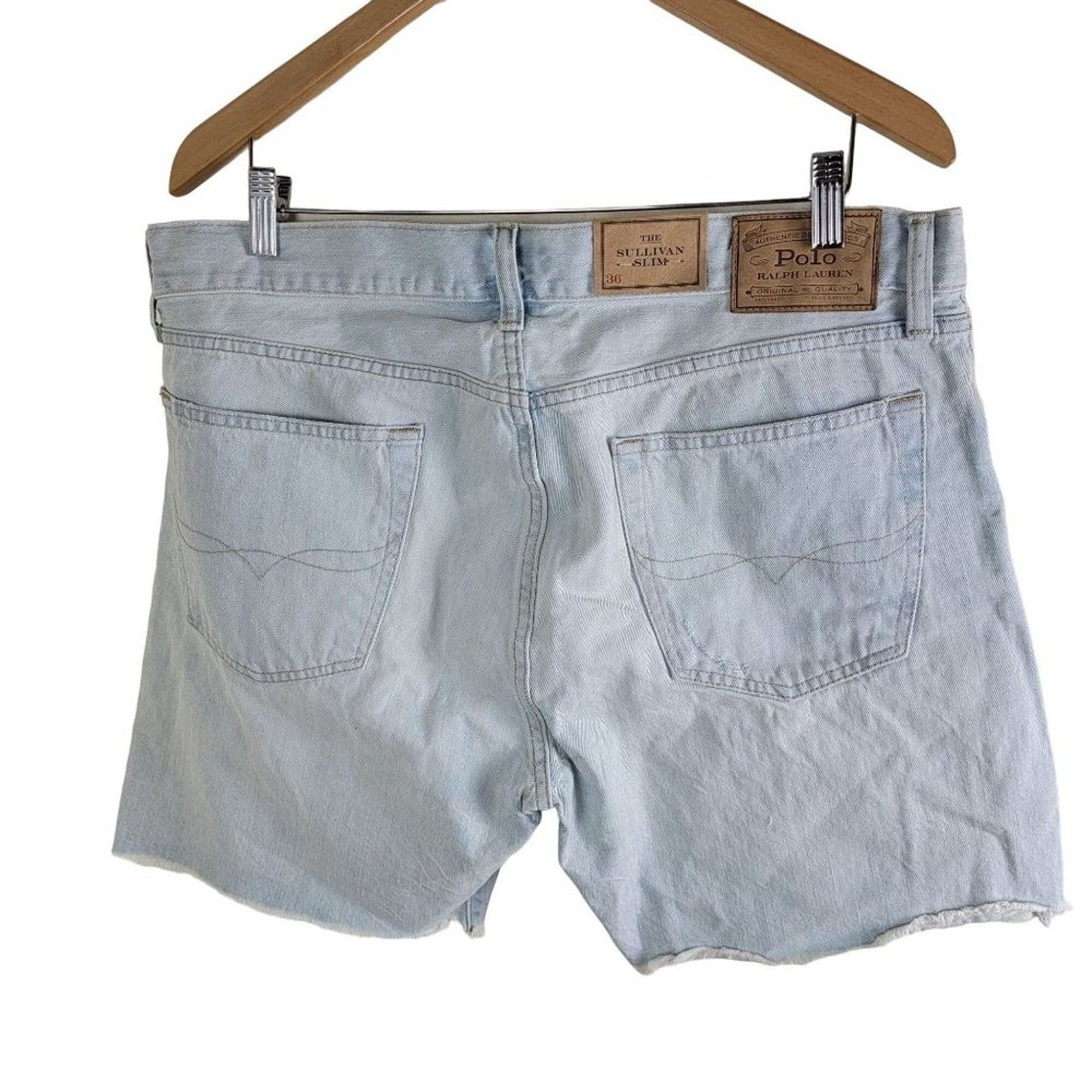 Polo Ralph Lauren Polo Ralph Lauren Sullivan Slim Cut-off Denim Shorts Size 27" / US 4 / IT 40 - 2 Thumbnail