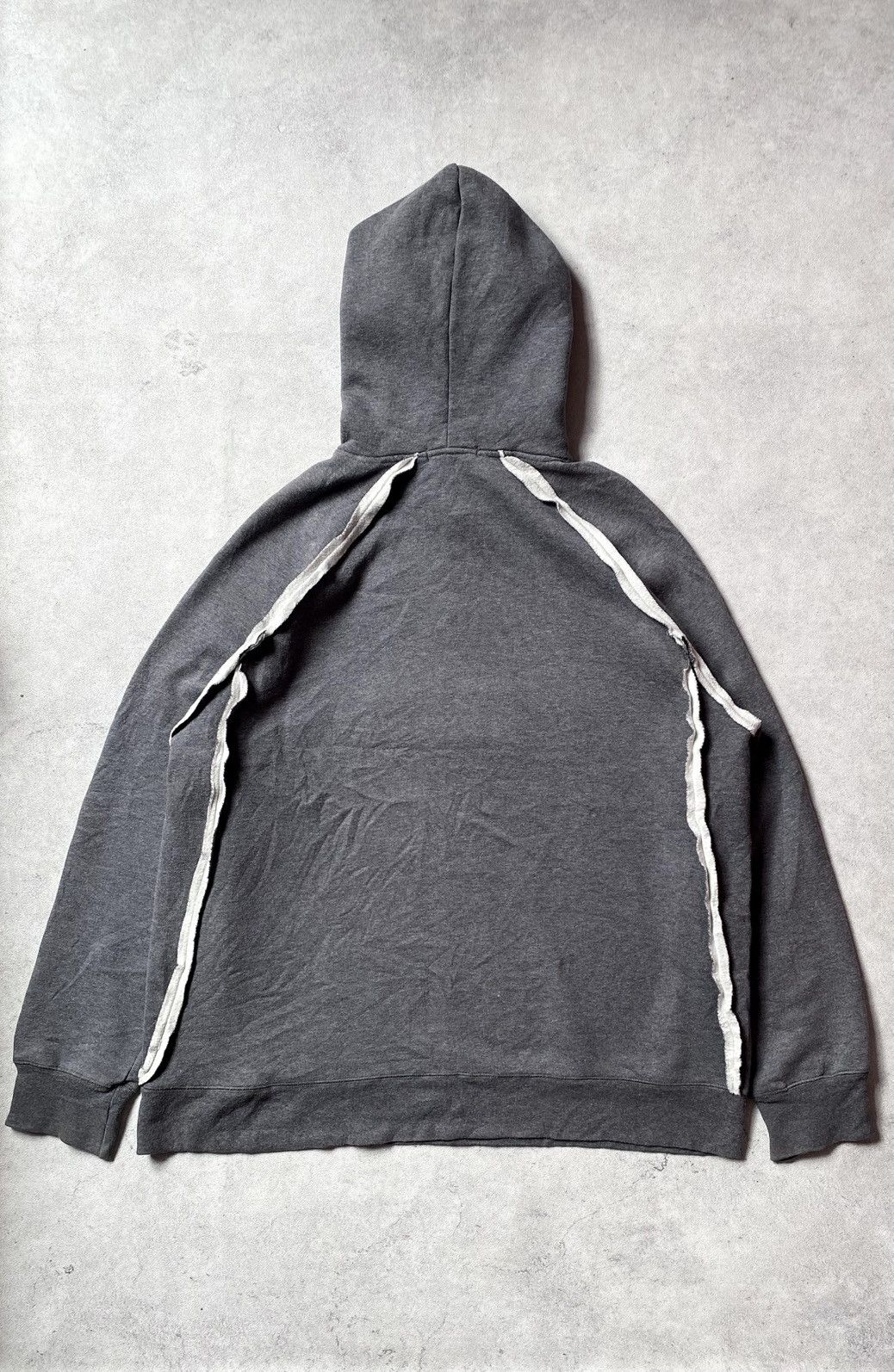 Marithe + Francois Girbaud MARITHE FRANCOIS GIRBAUD REWORK STYLE HOODIE Size US XL / EU 56 / 4 - 2 Thumbnail