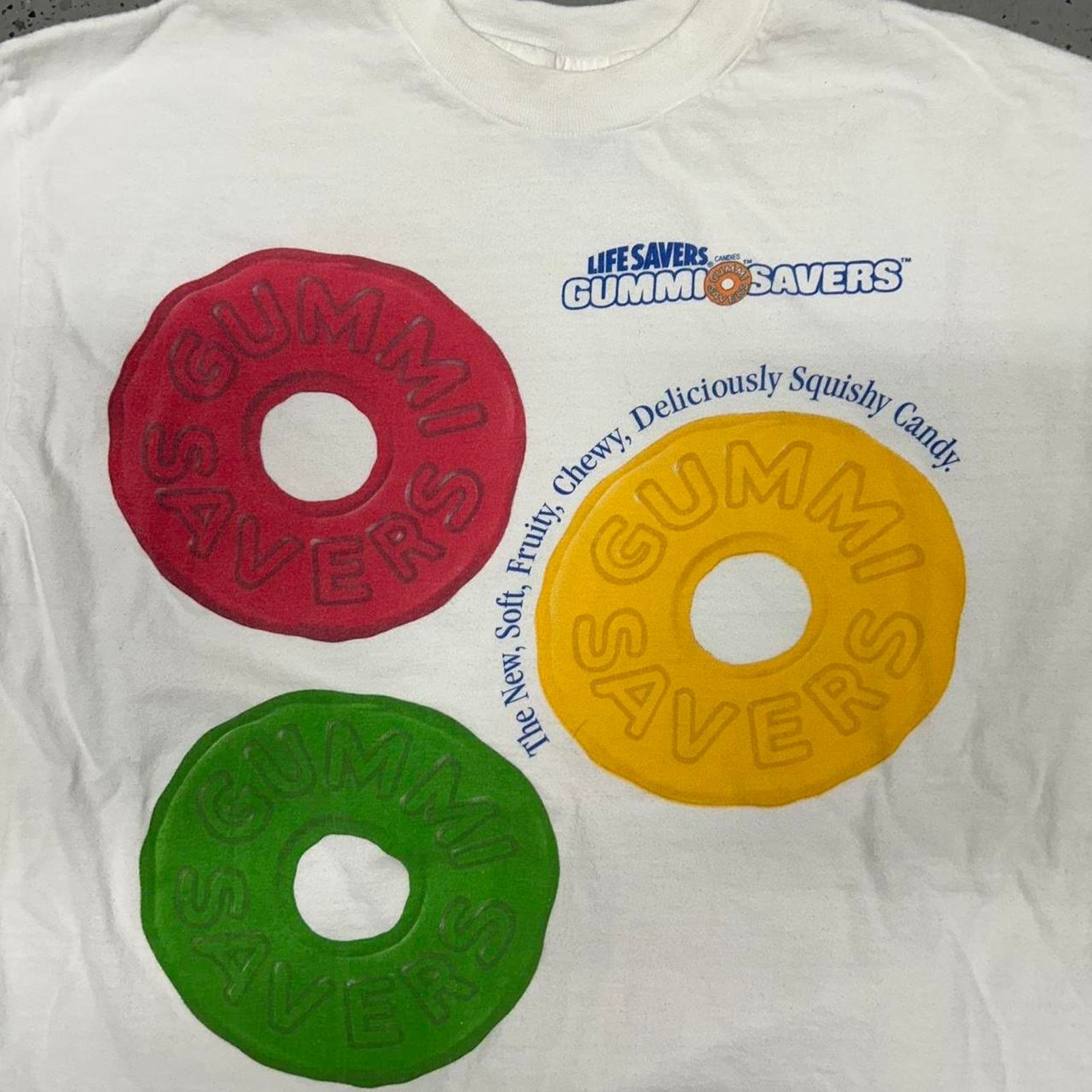 Hanes VTG Life Savors Gummies Promo T-shirt Size US L / EU 52-54 / 3 - 2 Thumbnail