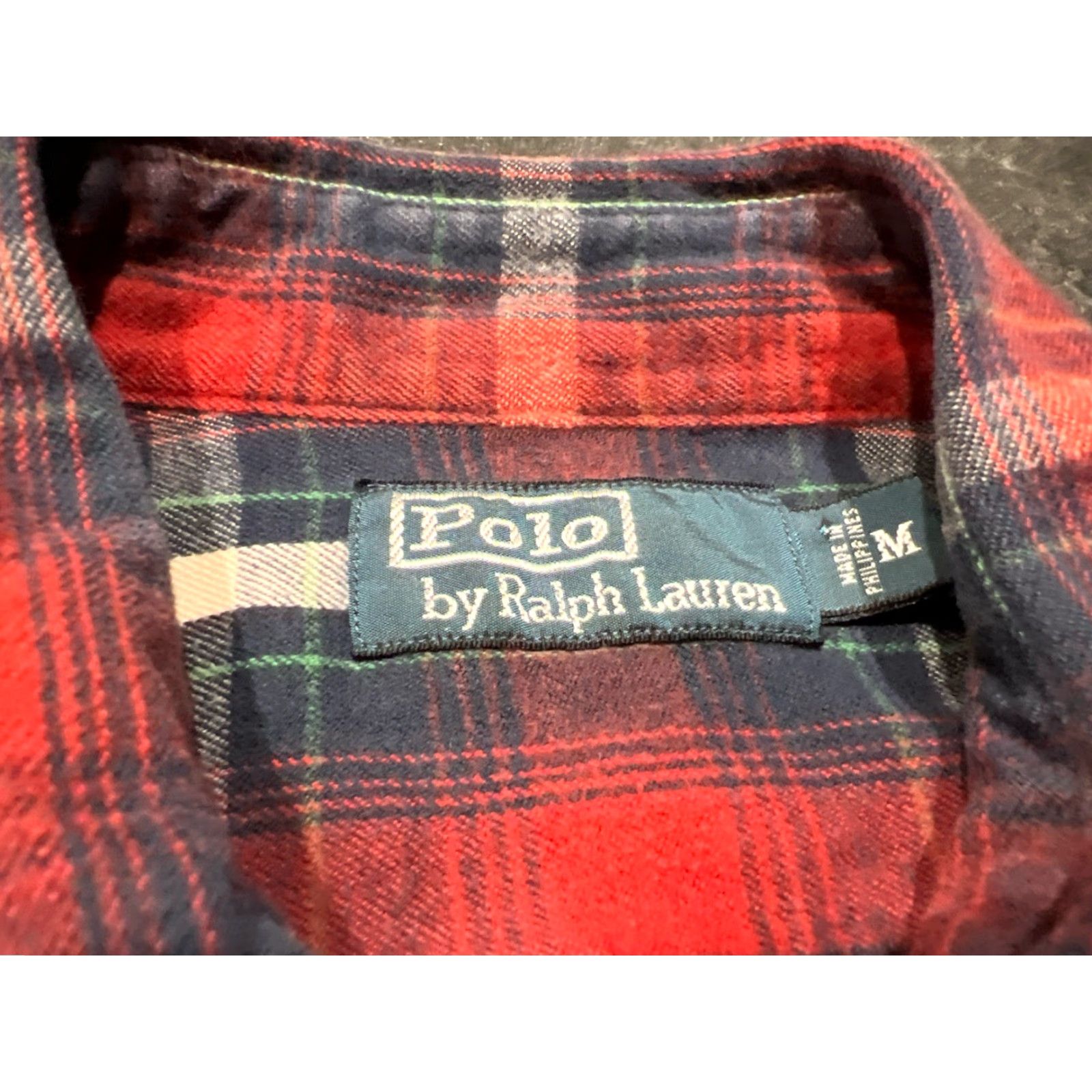Polo Ralph Lauren Polo Ralph Lauren Mens Red Blue Plaid Flannel Shirt Adult Medium Long Sleeve Classic Casual Button-Up Size US M / EU 48-50 / 2 - 7 Thumbnail