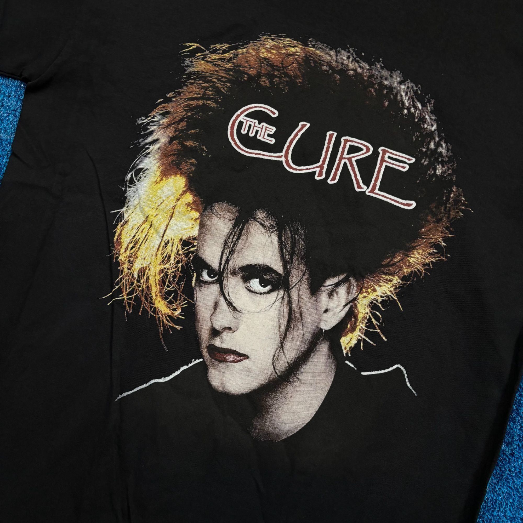 The Cure The Cure Big Hair Robert Smith Portrait New Wave Band Tee L Size US L / EU 52-54 / 3 - 4 Thumbnail