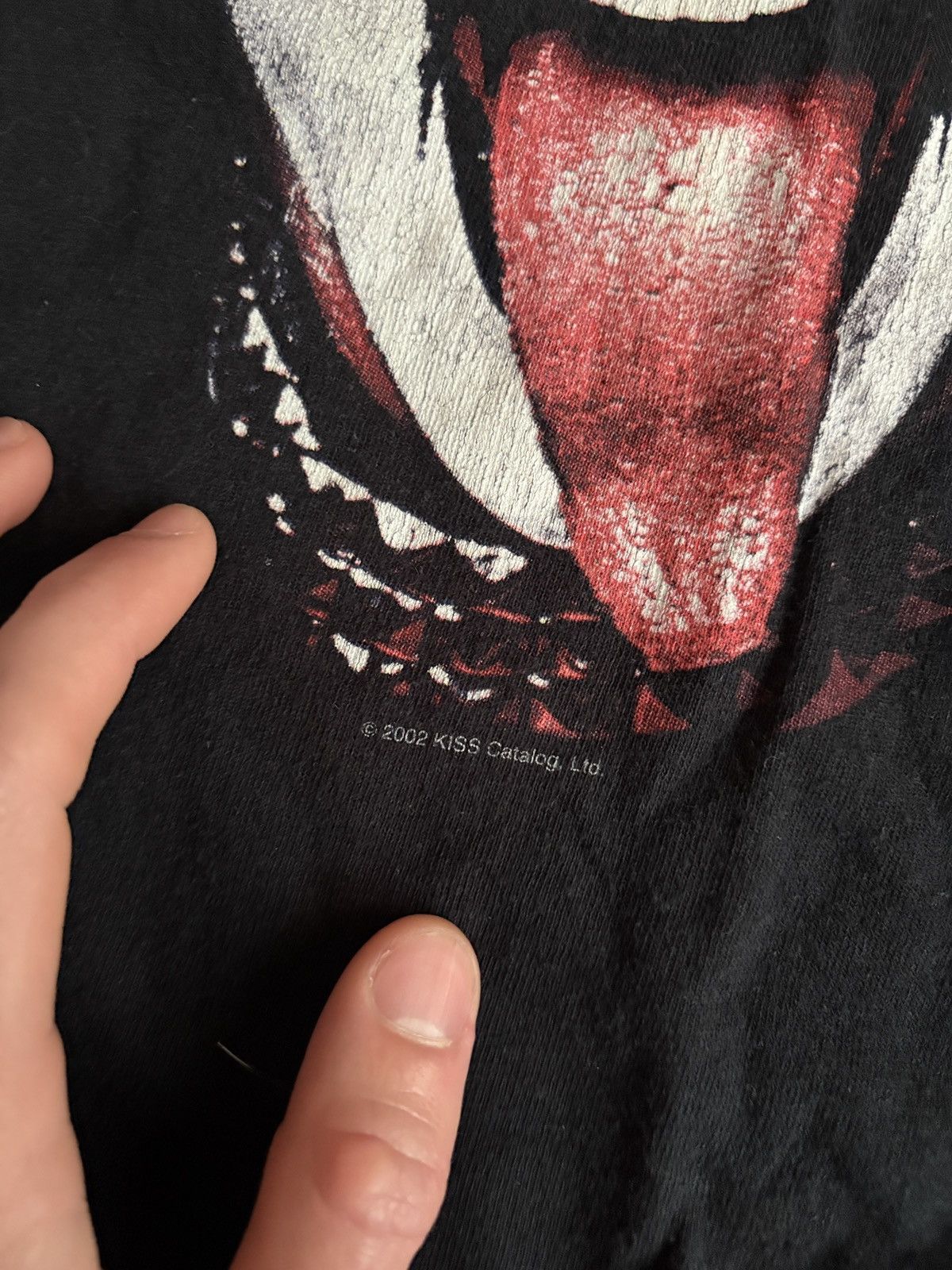 KISS 2002 Vintage Kiss Gene Simmons The Demon Graphic Rock Shirt Size US XL / EU 56 / 4 - 3 Thumbnail