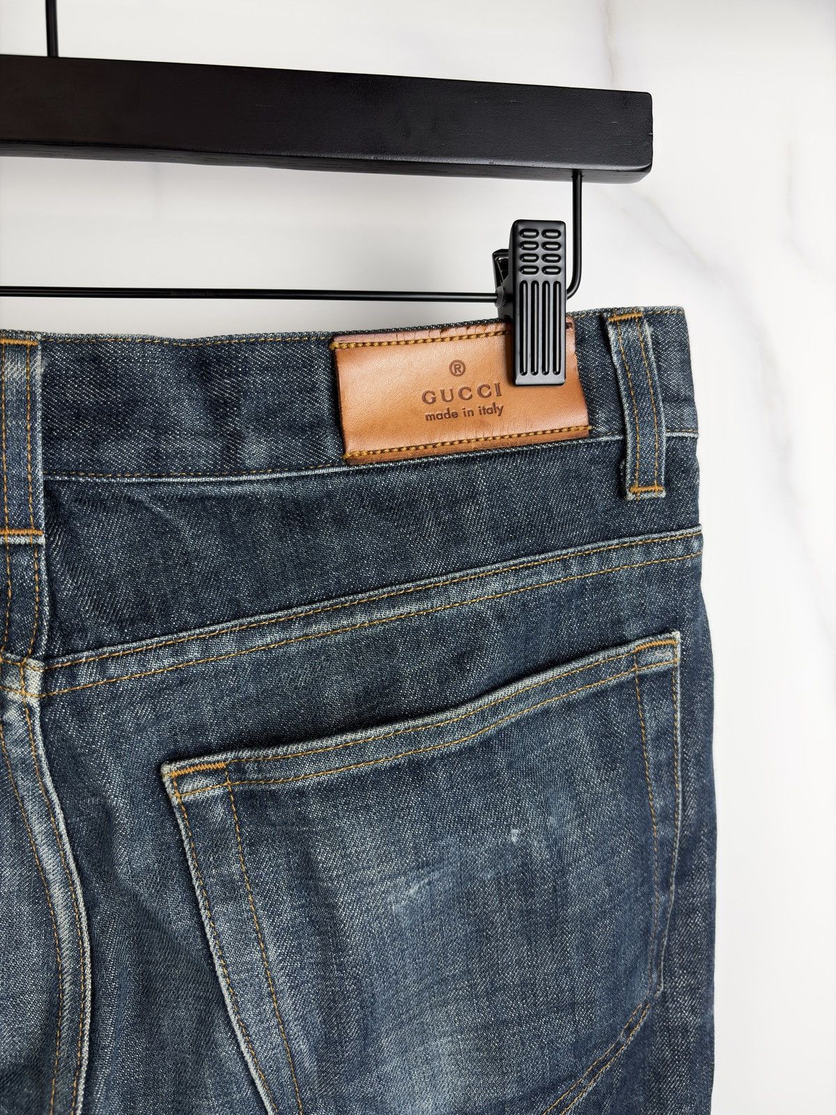Gucci Gucci Tom Ford Flared Indigo Denim Jeans Vintage Size US 30 / EU 46 - 6 Thumbnail