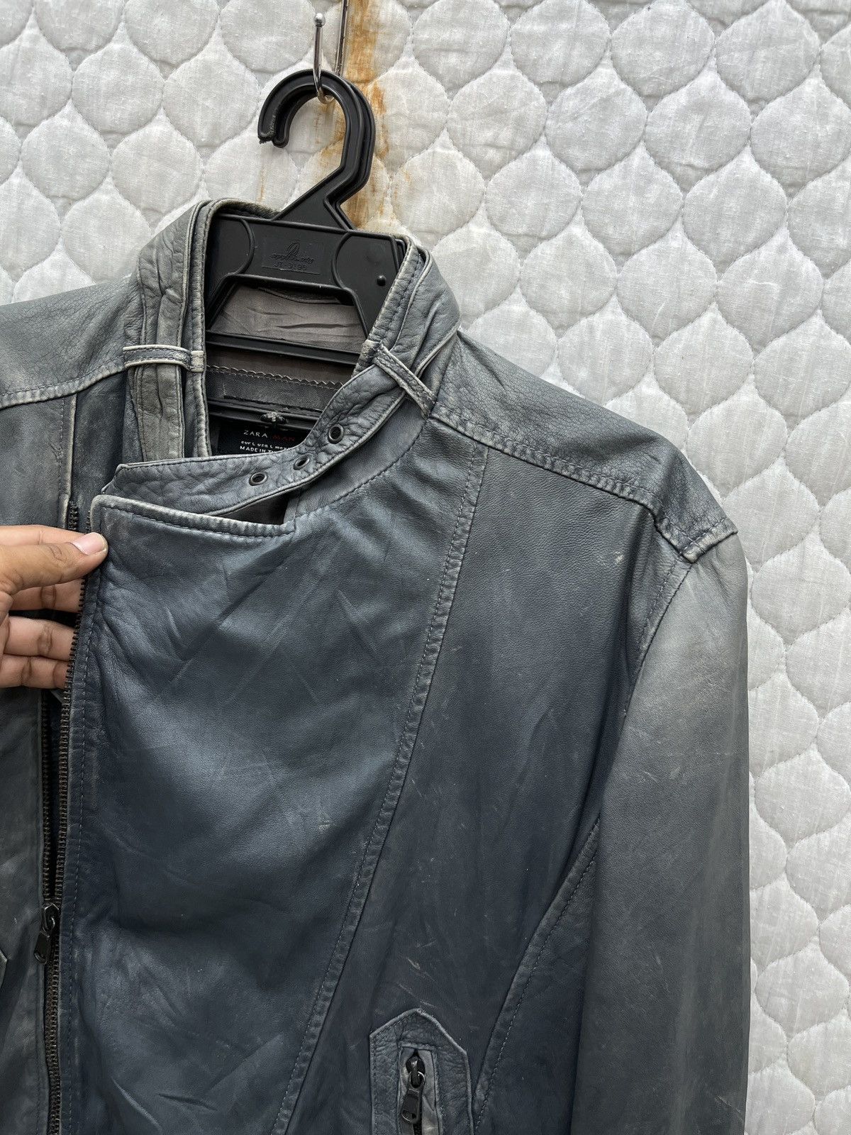 Zara 🔥🔥🔥STEALS ZARA MAN LEATHER JACKET Size US M / EU 48-50 / 2 - 16 Thumbnail