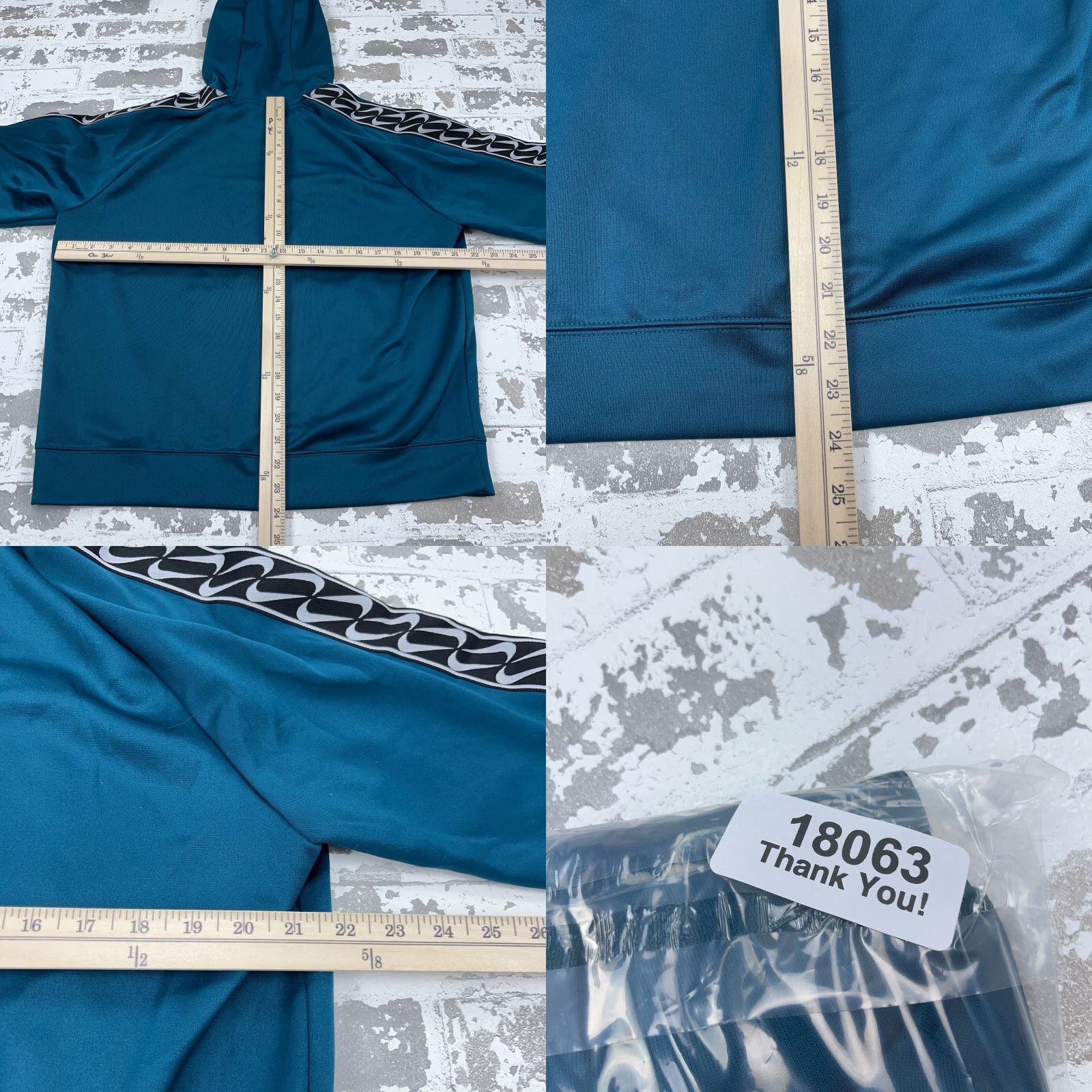 Nike Nike Hoodie Women M Aqua Blue Sweatshirt Sweater Performance Center Swoosh Size M / US 6-8 / IT 42-44 - 8 Thumbnail