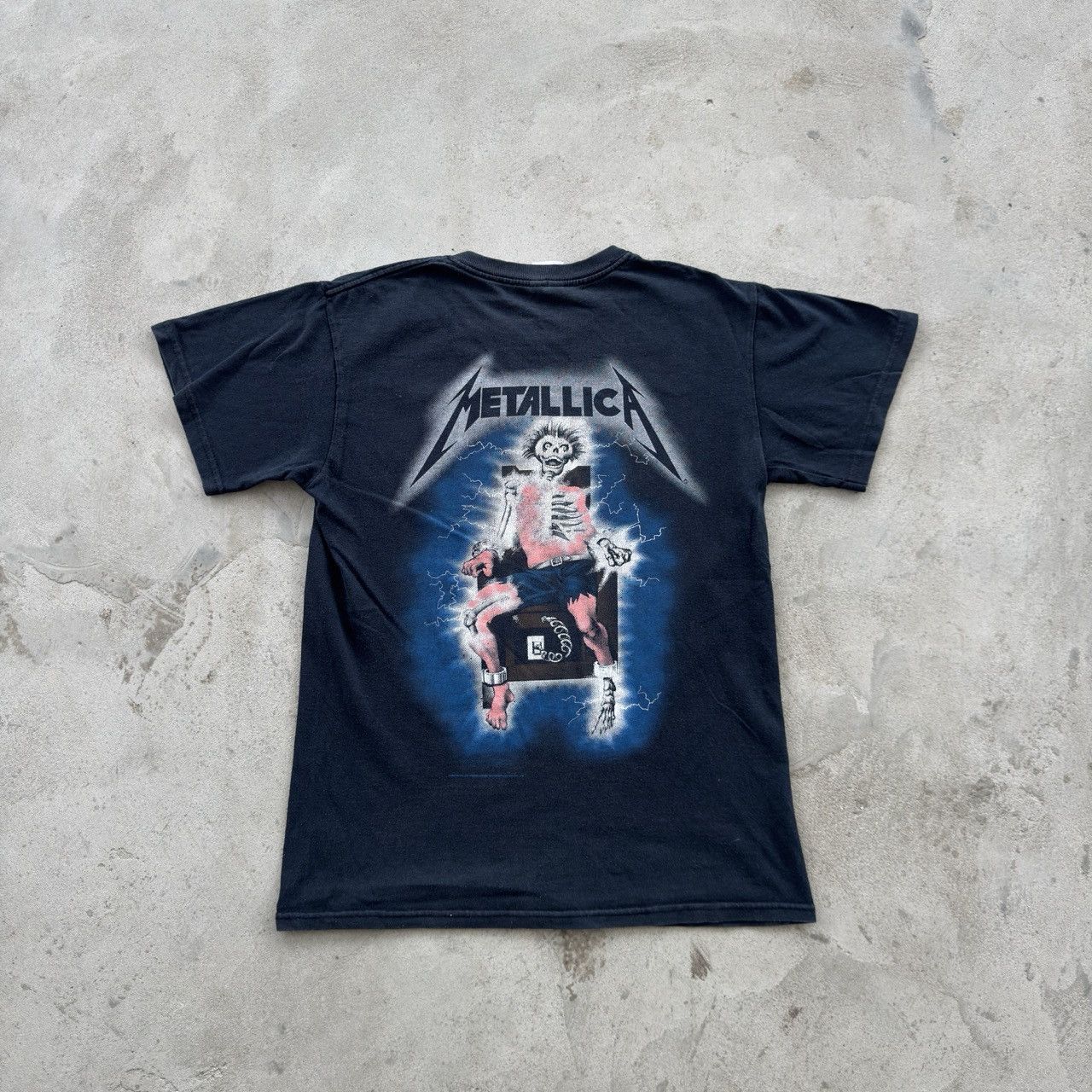 Metallica Vintage Metallica Ride The Lightning Rock Graphic Tee S Size US S / EU 44-46 / 1 - 2 Thumbnail