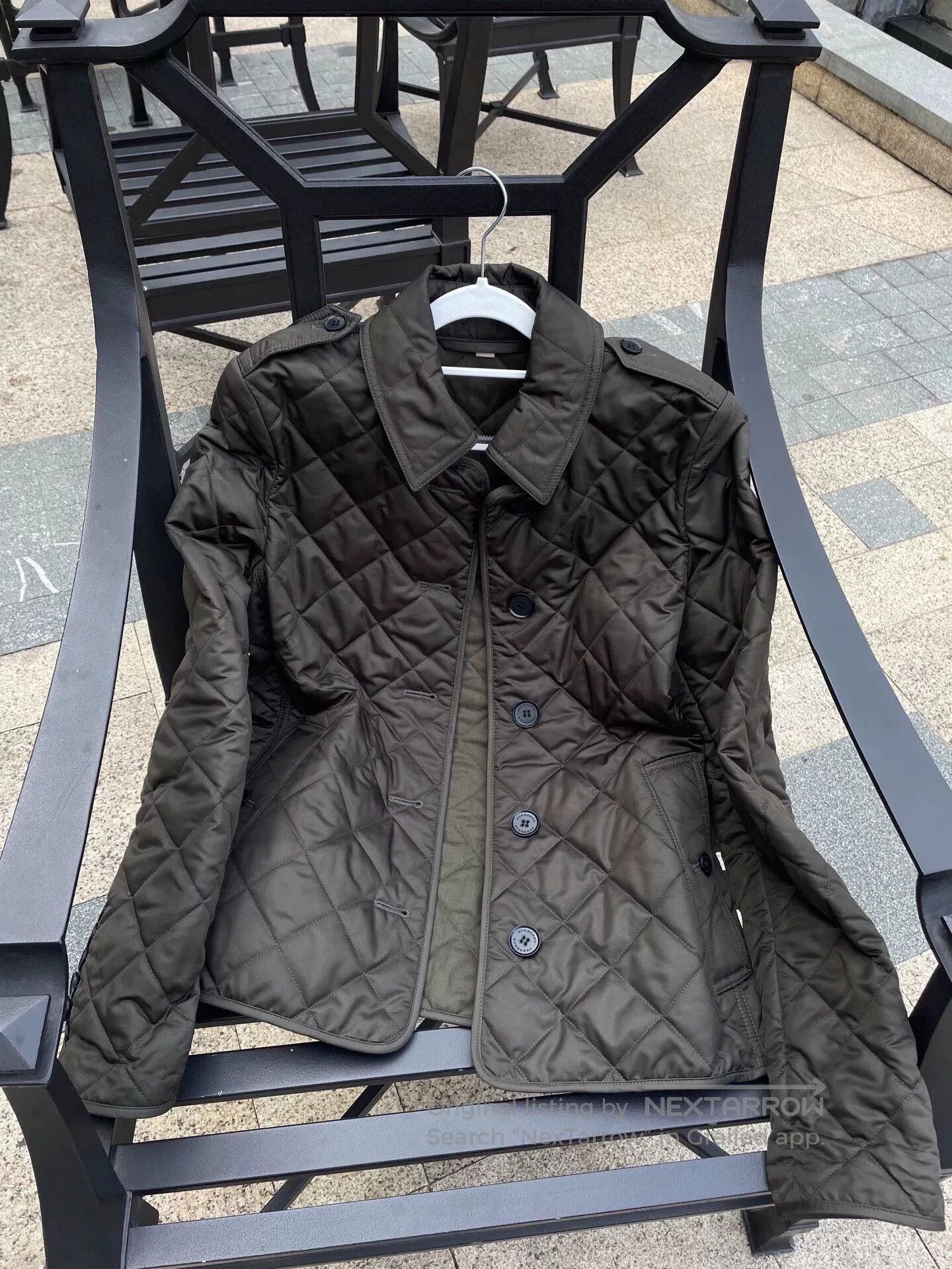Burberry Burberry Green Cotton Puffer Jacket. Size US M / EU 48-50 / 2 - 1 Thumbnail