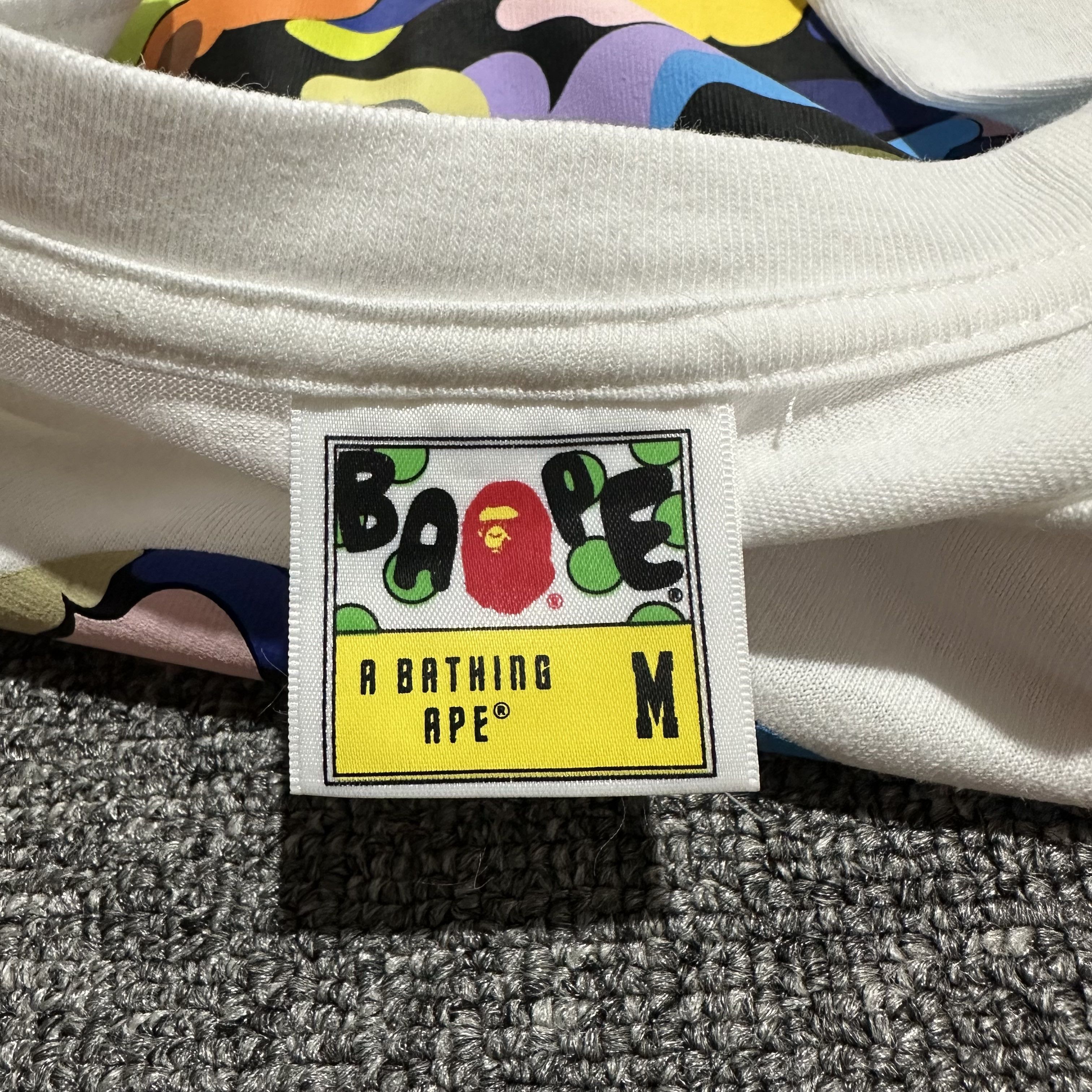 Bape Multi Camo Big Ape Head Tee Size US M / EU 48-50 / 2 - 6 Thumbnail
