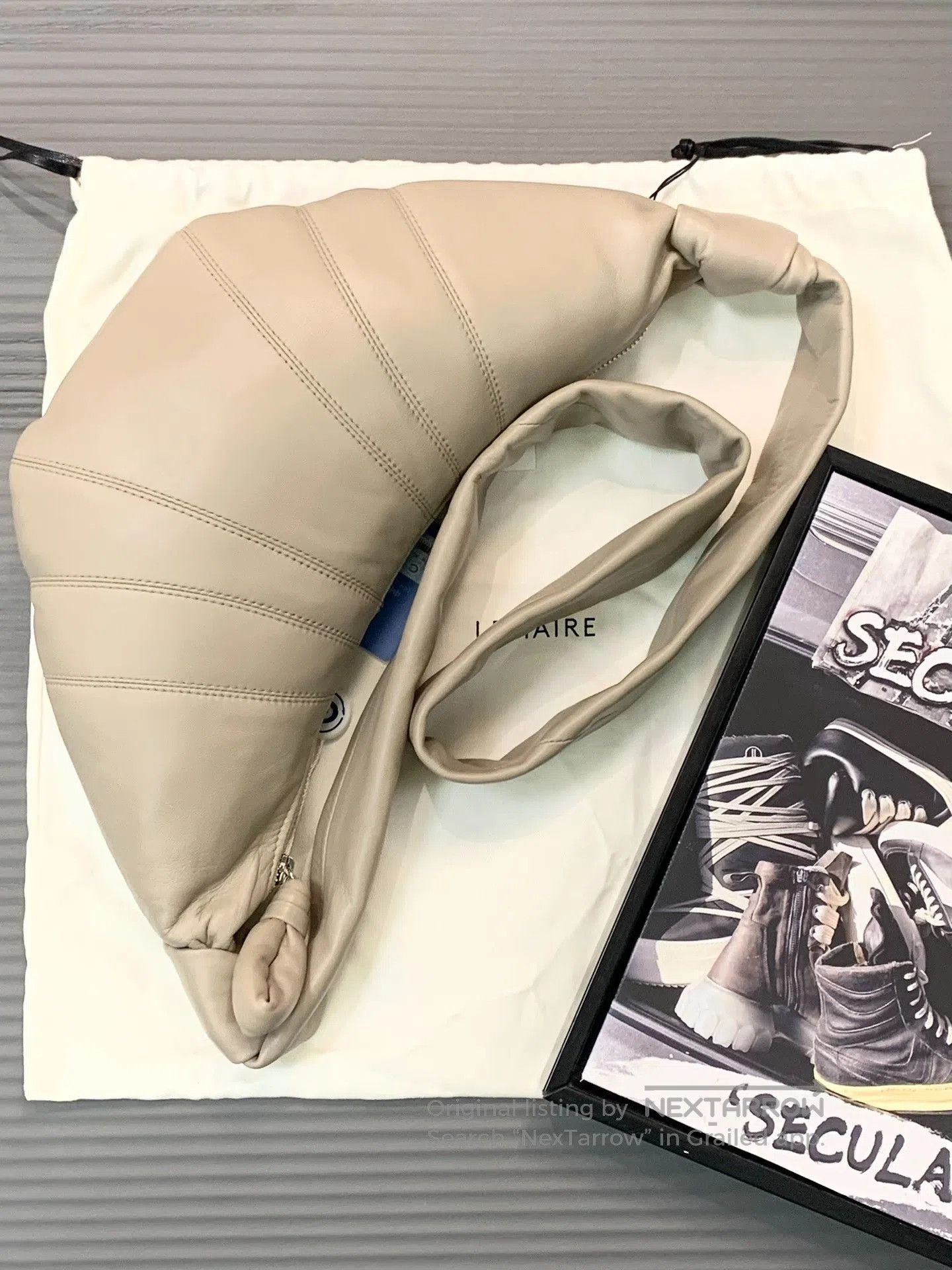 Lemaire Lemaire Small Sheepskin Croissant Bag. Size ONE SIZE - 3 Thumbnail