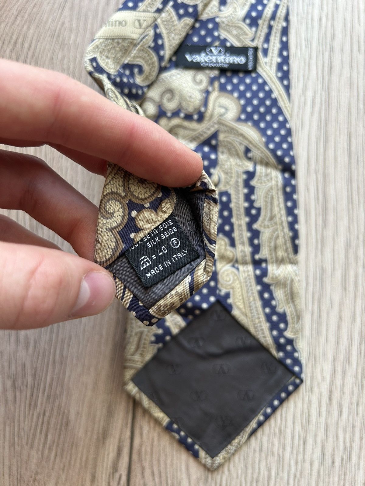 Valentino Valentino italy tie cravatte made in italy Size ONE SIZE - 8 Thumbnail