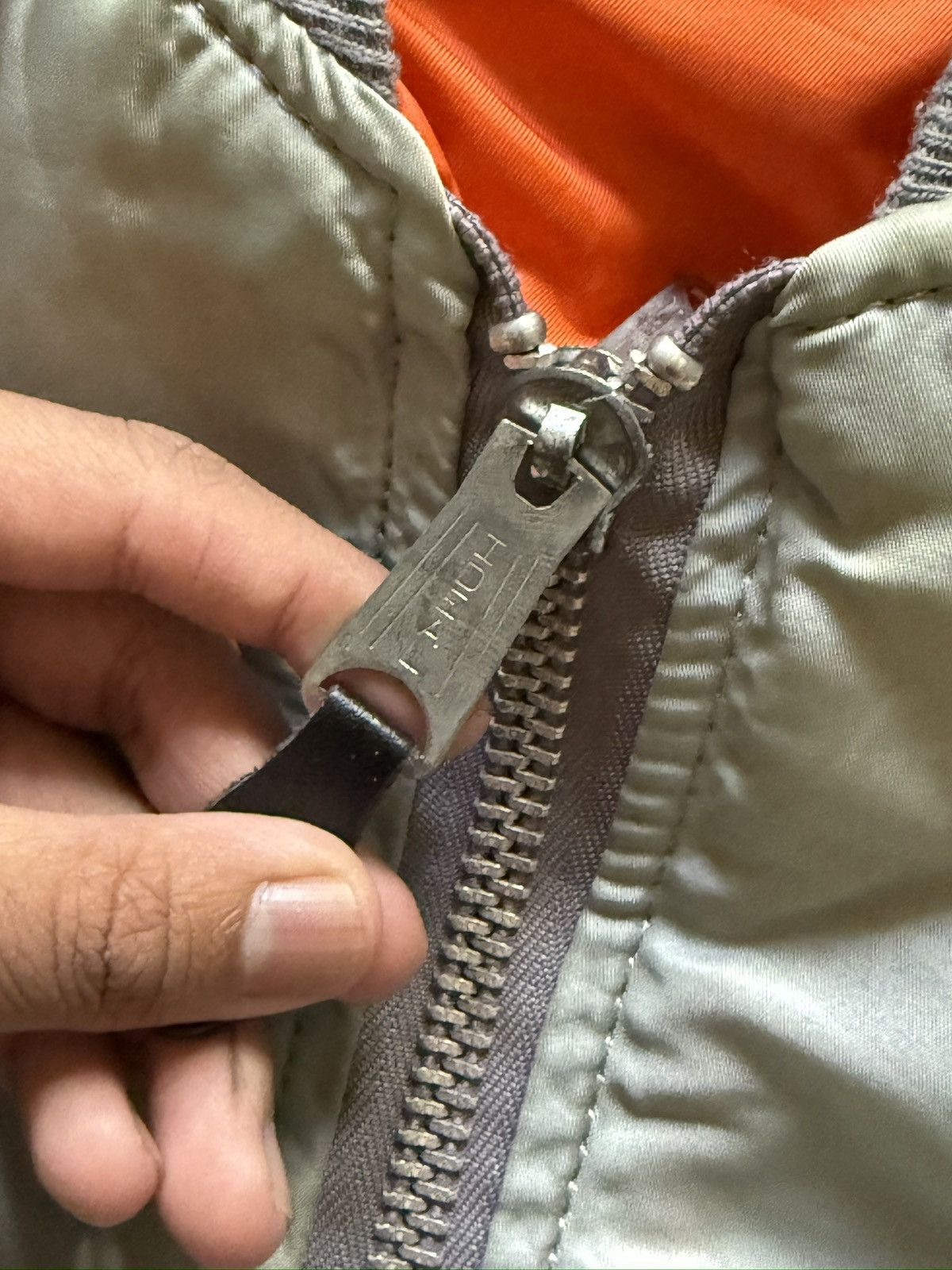 Alpha Industries × Vintage Vintage 1990s Alpha Industries MA-1 Flight Bomber Jacket Size US L / EU 52-54 / 3 - 2 Thumbnail