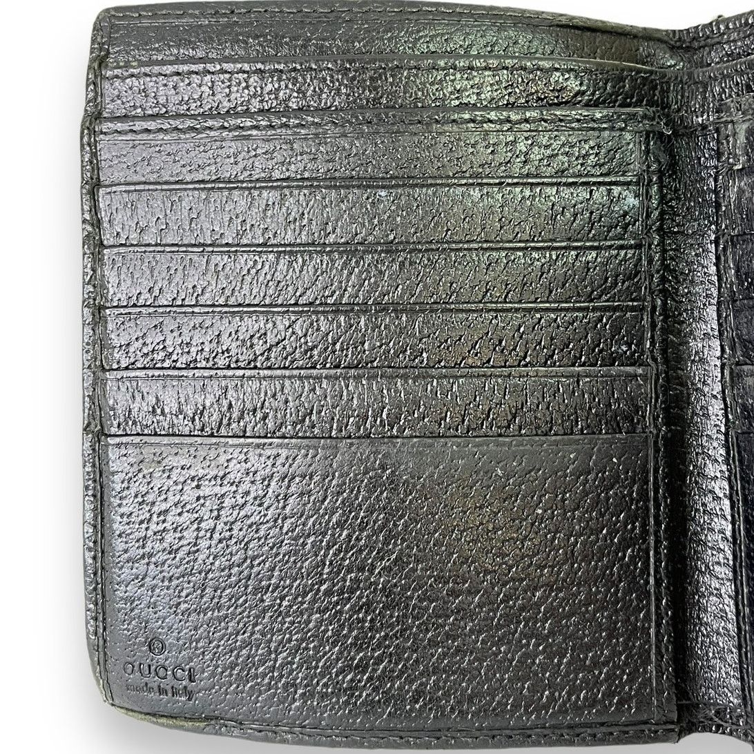 Gucci Gucci Vintage GG Monogram Canvas Leather Bifold Wallet Size ONE SIZE - 5 Thumbnail