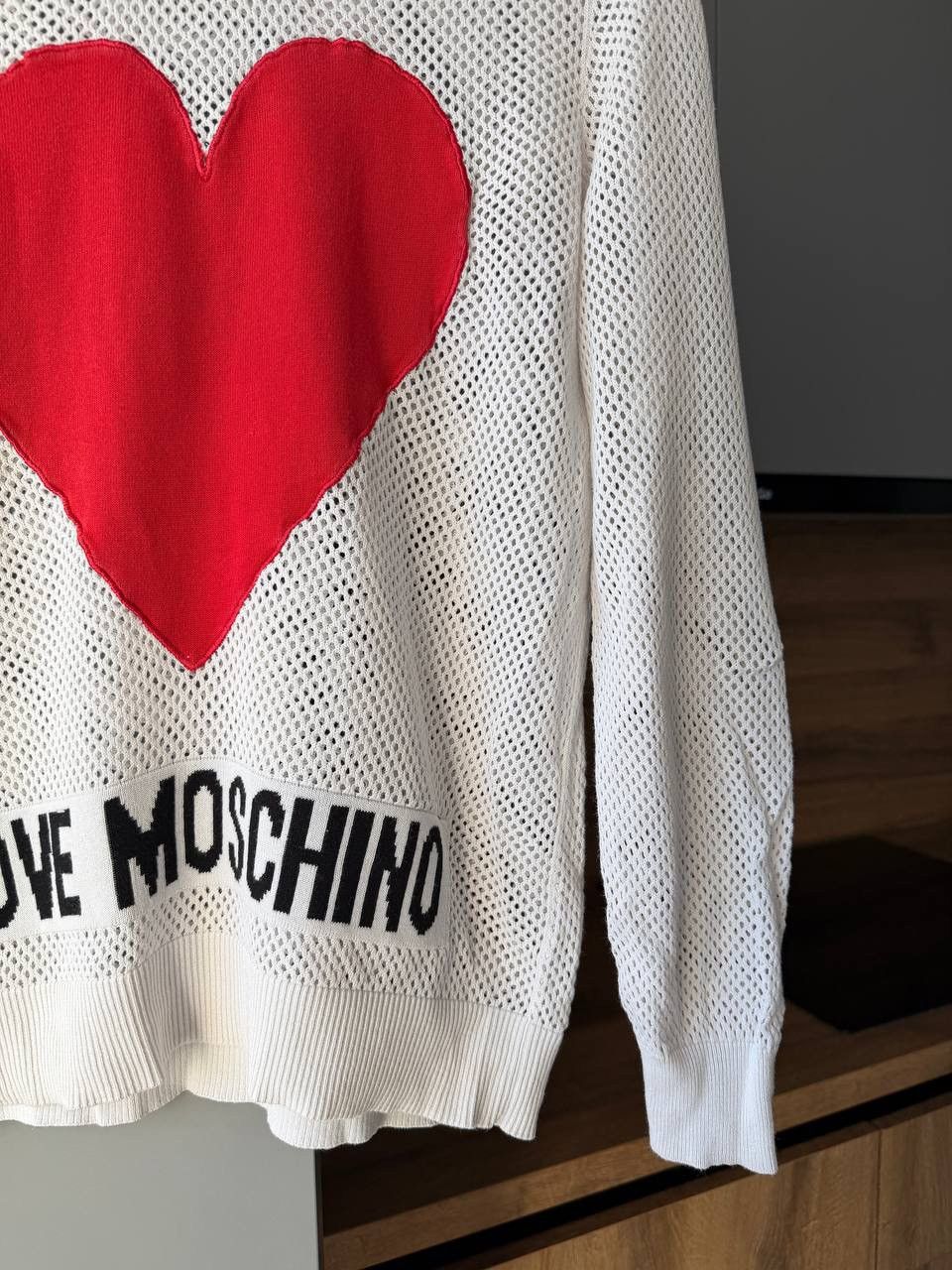 Moschino Vintage Moschino mesh T-shirt Size US S / EU 44-46 / 1 - 3 Thumbnail