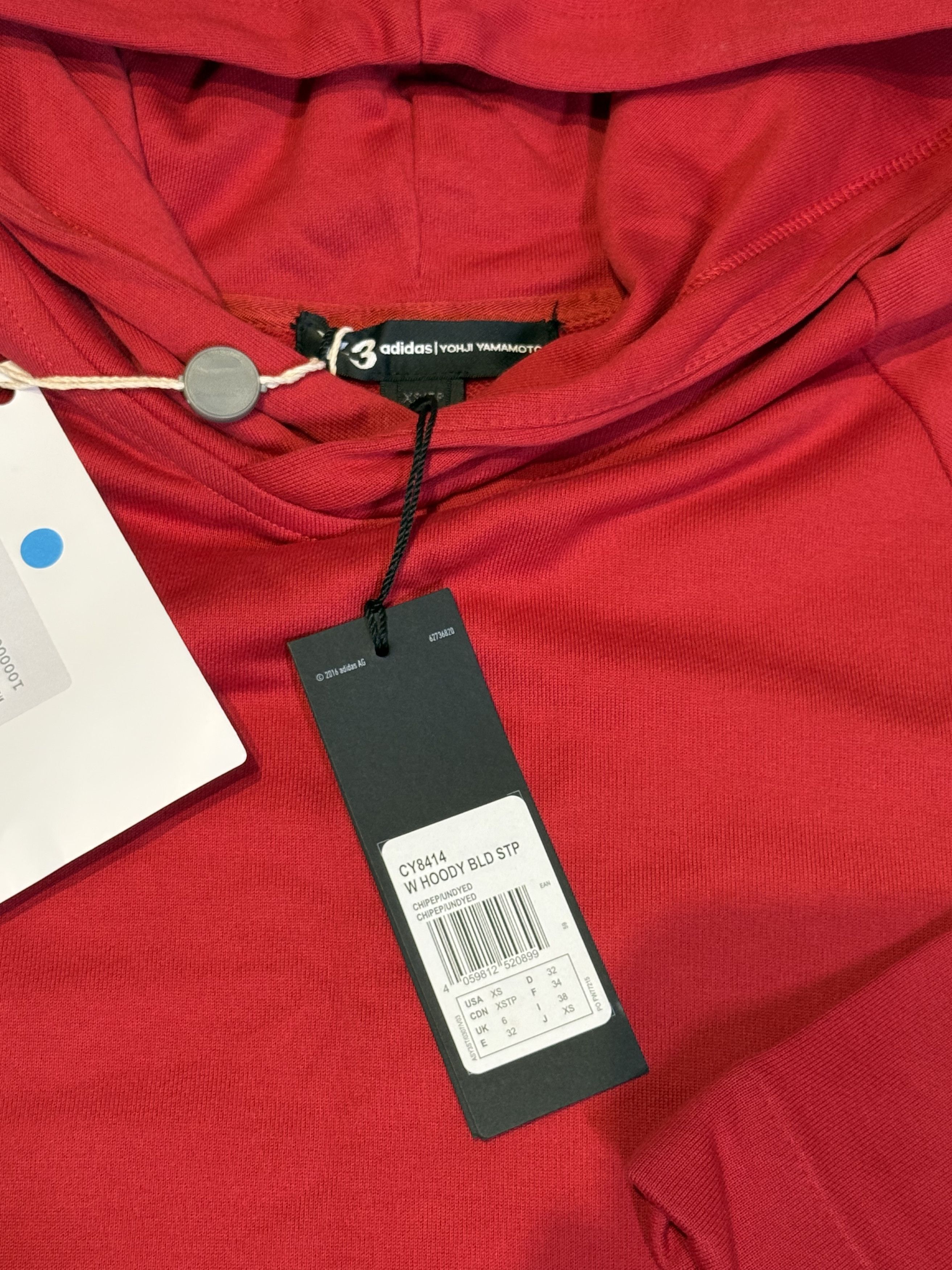 Adidas × Y-3 × Yohji Yamamoto Y-3 Short Sleeve Oversized Hoodie Size US XS / EU 42 / 0 - 4 Thumbnail