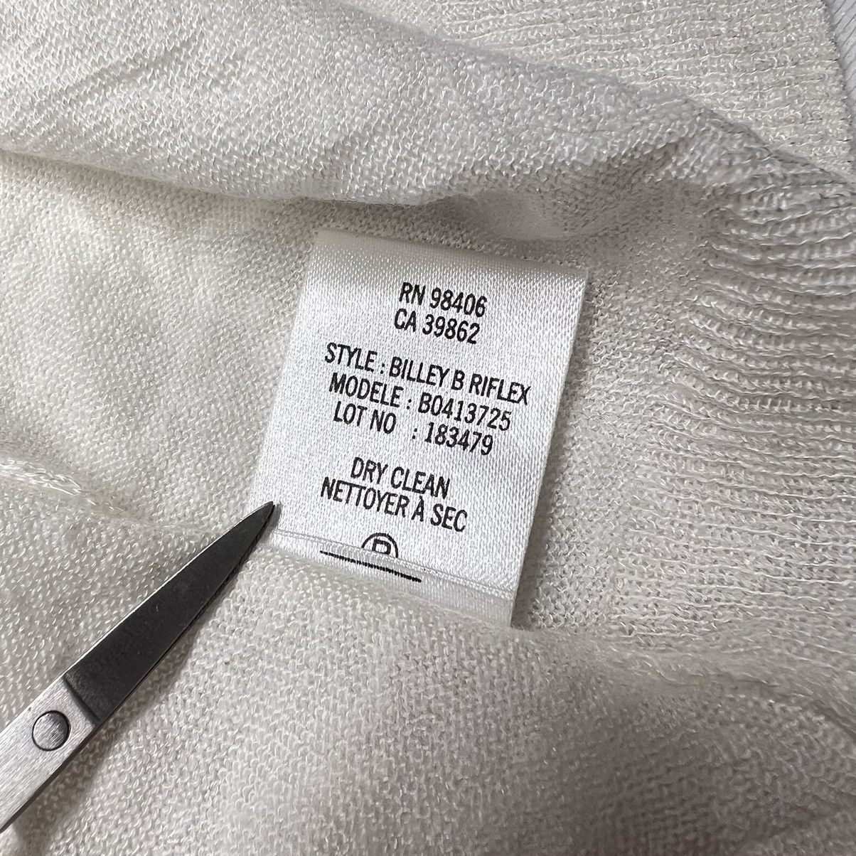 Theory NEW Theory Cardigan Sweater White Linen Drape Billey Riflex Size S / US 4 / IT 40 - 9 Thumbnail