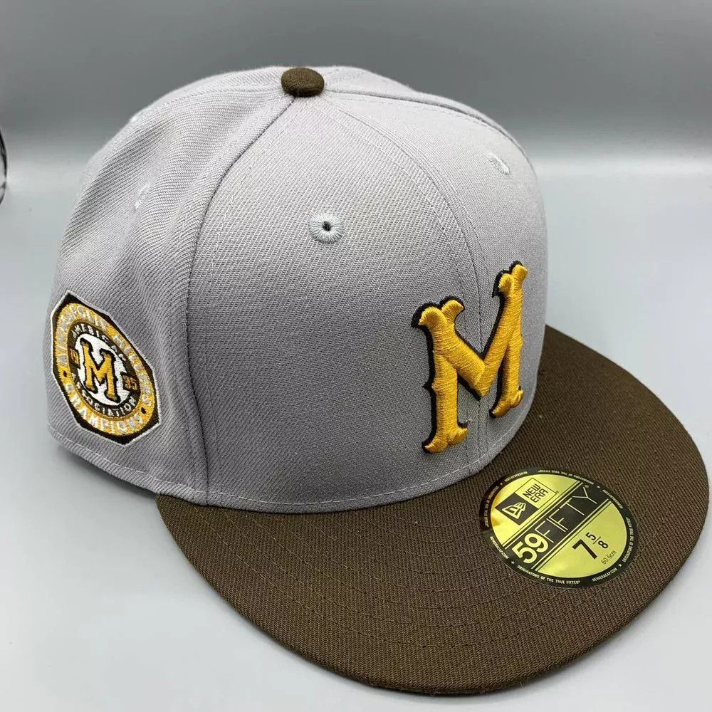 New Era Minneapolis Millers Hat Men 7 5/8 59Fifty New Era Fitted Cap ...