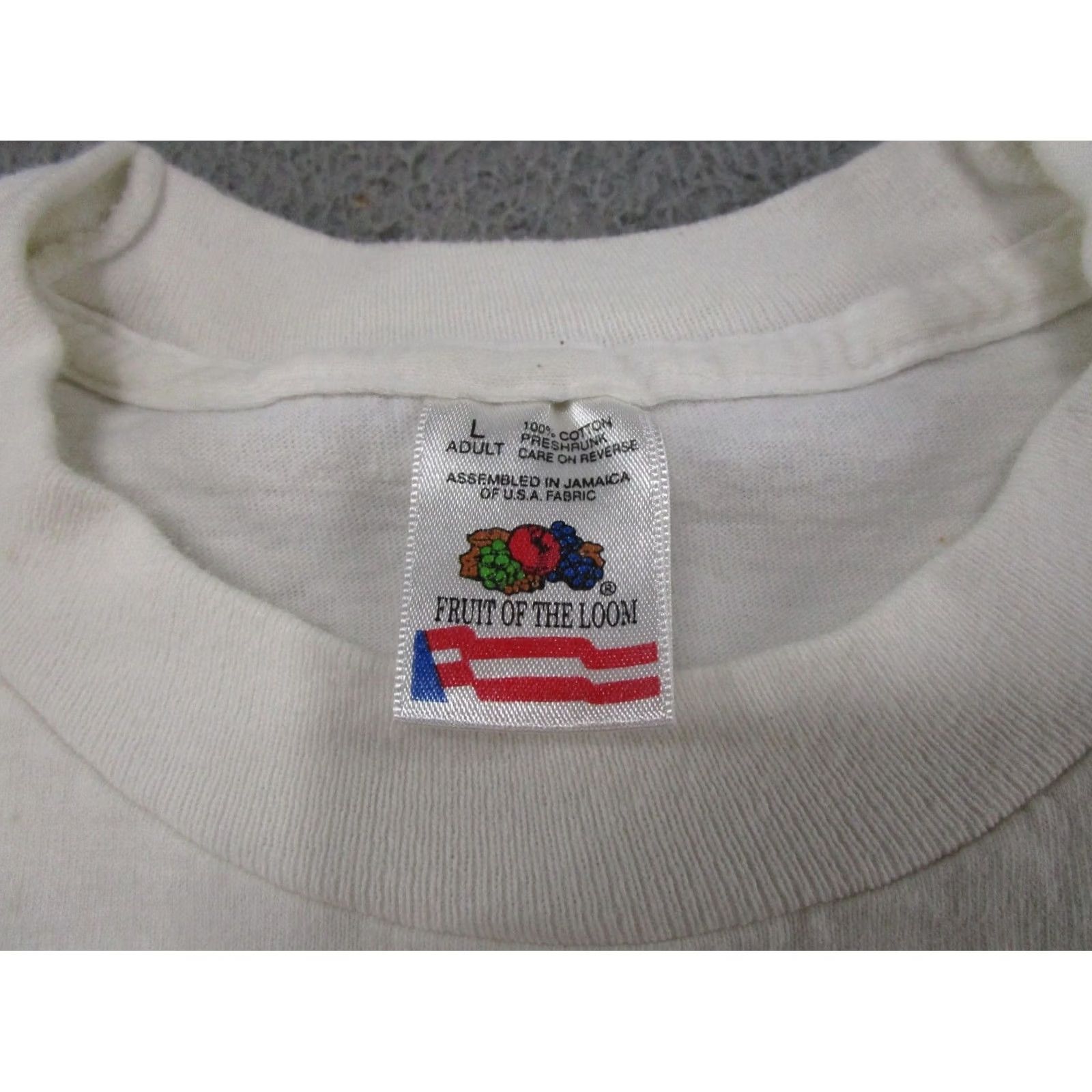 Fruit Of The Loom VINTAGE Fruit of the Loom The Living Forest Single Stitch Jungle Graphic T-shirt Size L 90s Shirt Mens White Cotton 90s Theme Size US L / EU 52-54 / 3 - 5 Thumbnail