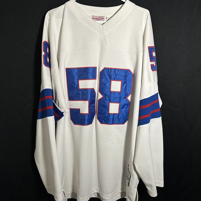 Mitchell & Ness Mitchell & Ness NY Giants Carl Bank 1986 Throwback Jersey  54