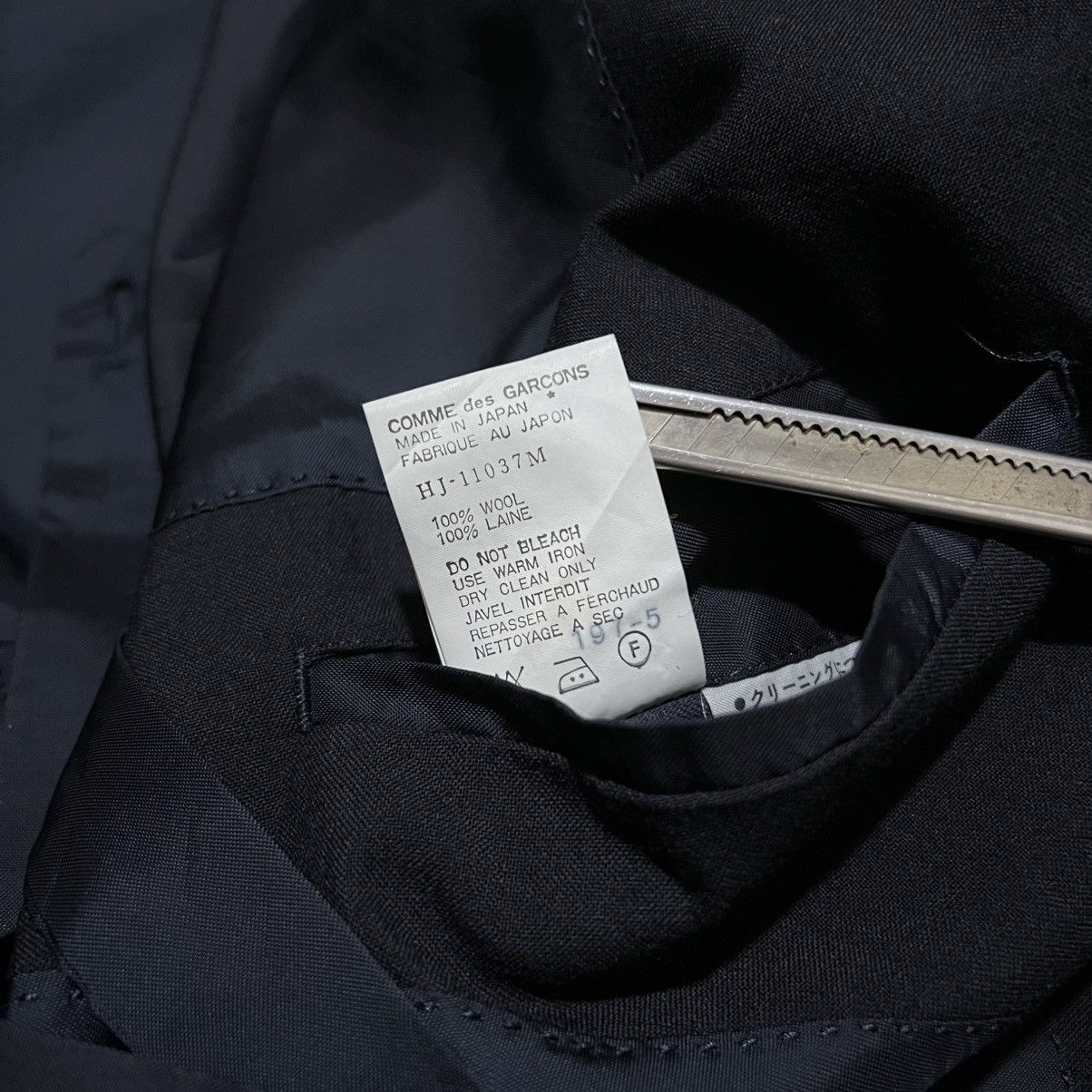 Comme des Garcons Homme 1989 Comme des Garçons Homme Double Breasted Wool Blazer Size 42L - 9 Thumbnail