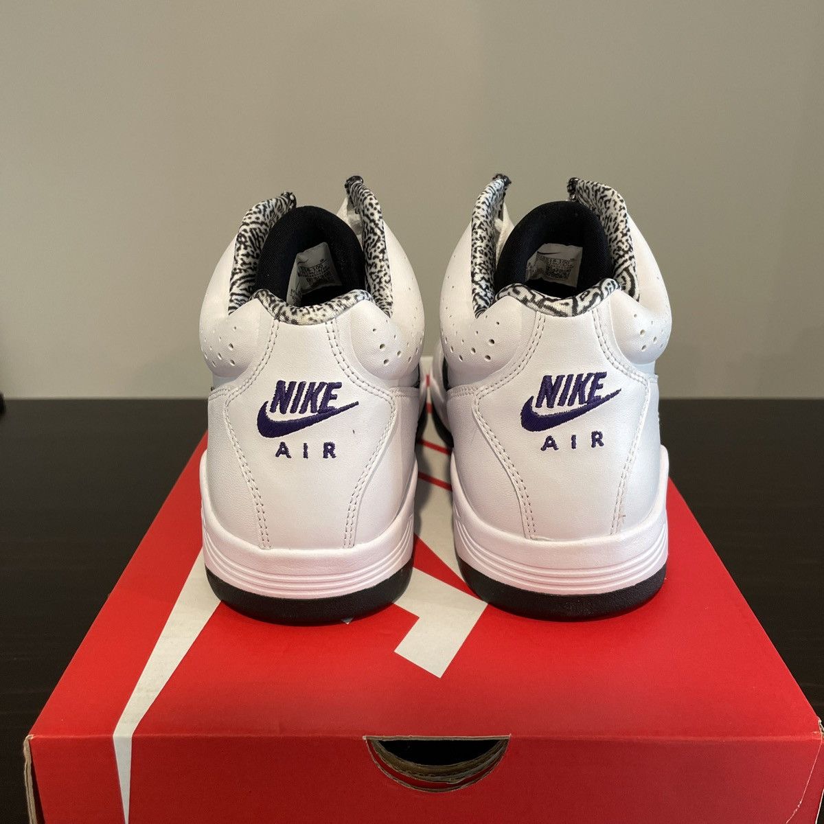 Nike Nike Air Flight Lite 2021 Mid White Black - Size 6.5 Size US 6.5 / EU 39-40 - 4 Thumbnail