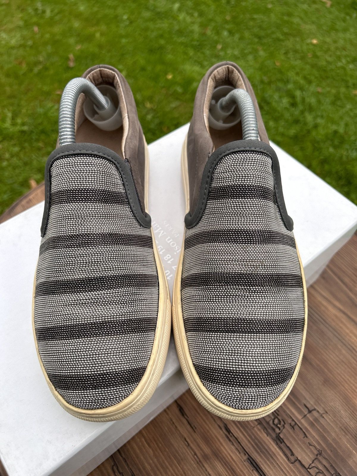 Brunello Cucinelli Brunello Cucinelli Beaded Accent Low Top Sneakers Size US 7 / IT 37 - 11 Thumbnail