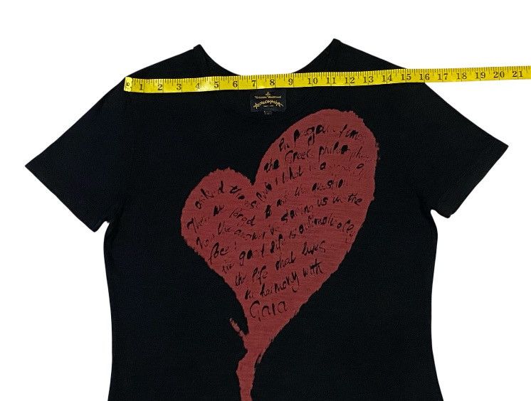 Vivienne Westwood Vivienne Westwood Anglomania Beige Heart Print “MONDAY”Shirt Size L / US 10 / IT 46 - 14 Thumbnail