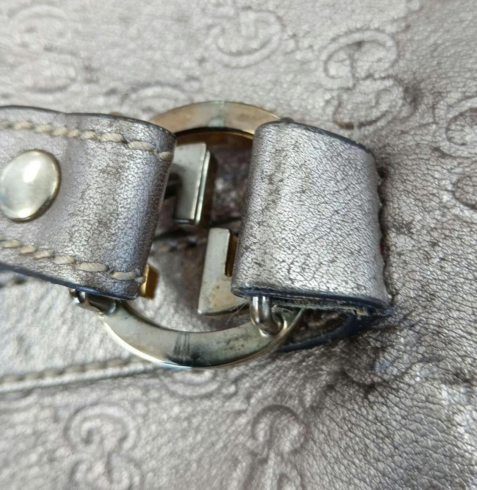 Gucci Gucci - Metallic Monogram Tote Bag Size ONE SIZE - 7 Thumbnail
