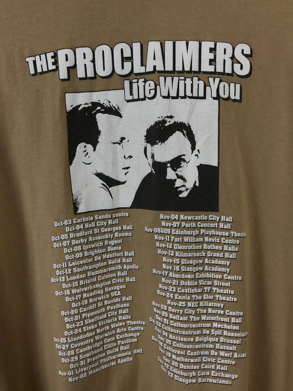 Band Tees × Vintage The Proclaimers 2007 Life with you vintage rock band tee Size US XL / EU 56 / 4 - 7 Thumbnail