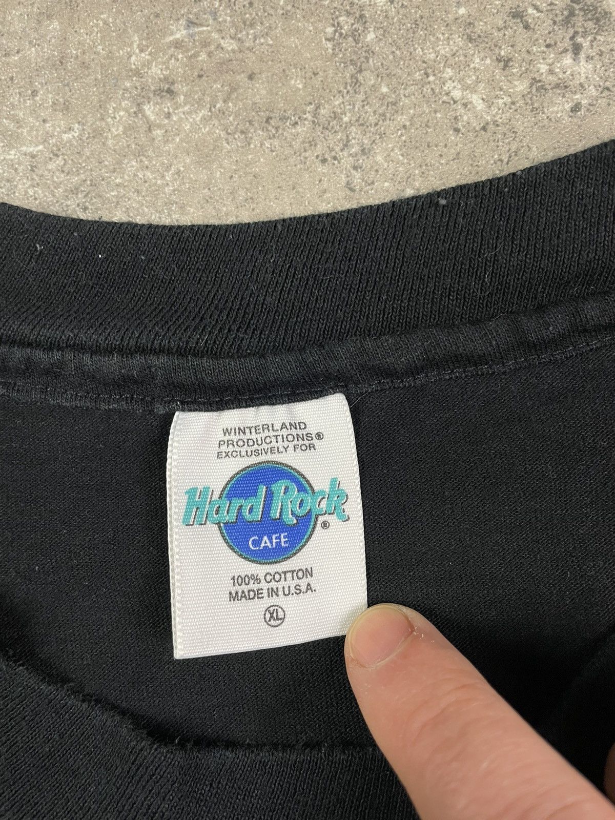 Hard Rock Cafe × Vintage Vintage 90s Hard Rock Café San Francisco T Shirt Size US XL / EU 56 / 4 - 3 Thumbnail