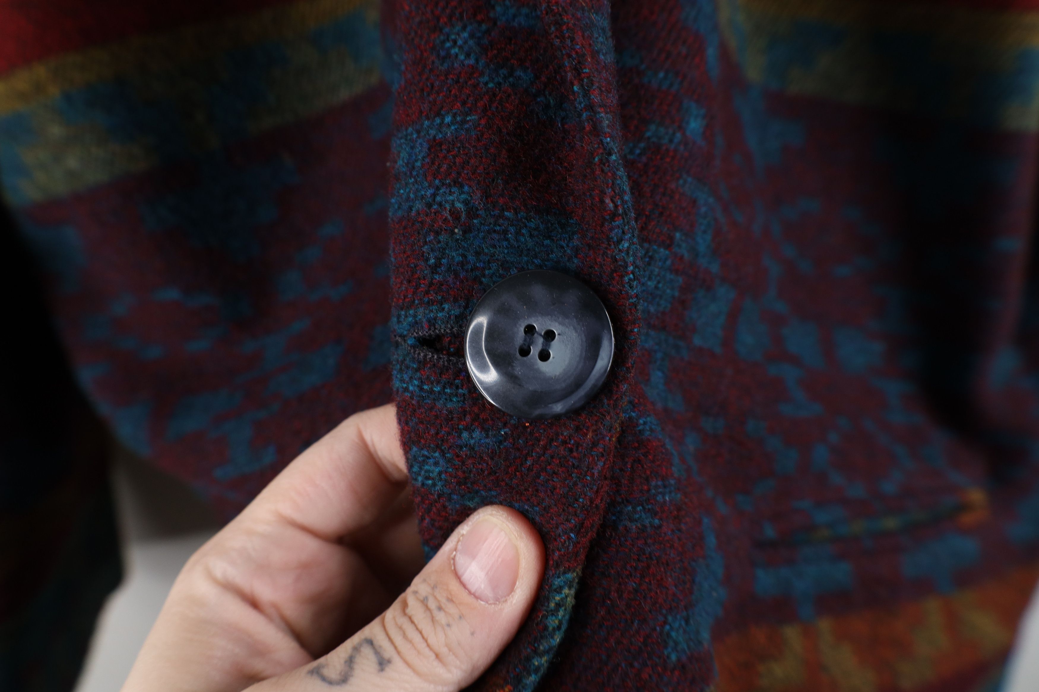 Vintage Vintage 90s Streetwear Southwestern Wool Blend Blazer Jacket Size M / US 6-8 / IT 42-44 - 4 Thumbnail