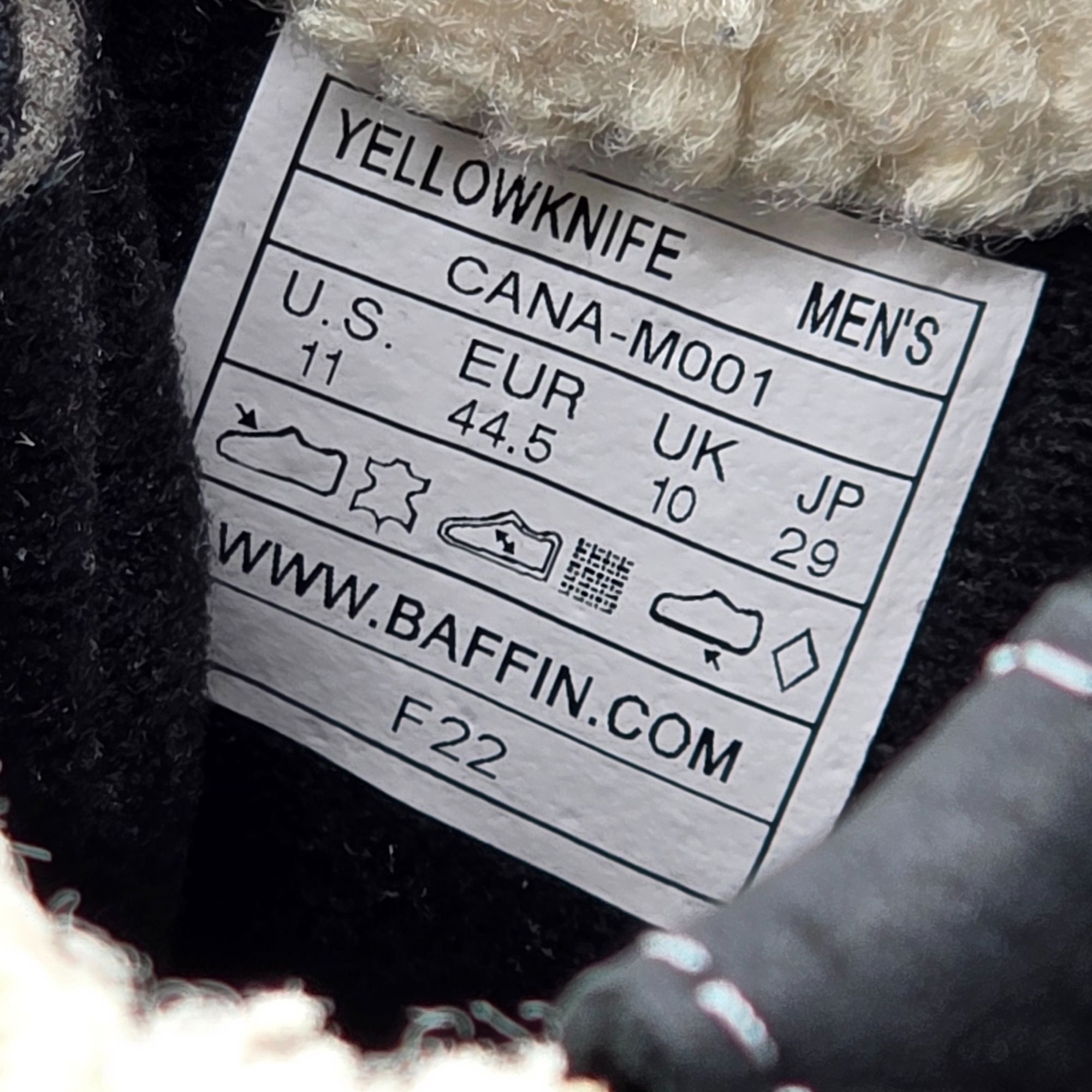 Other Baffin Yellowknife Mens Size 11 Black Boots Outdoors Winter Size US 11 / EU 44 - 7 Thumbnail