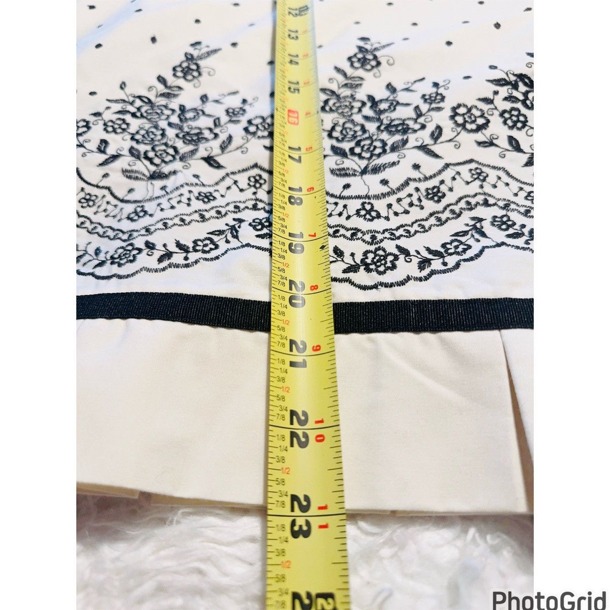 Oscar De La Renta Embroidered Skirt Size 38" / US 16 / IT 52 - 6 Thumbnail
