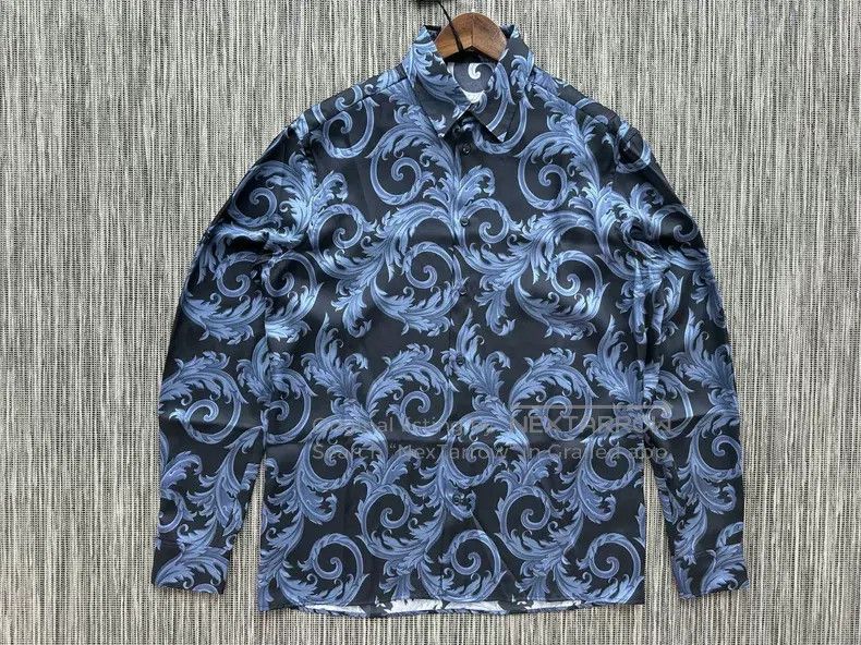Versace Versace Baroque long-sleeved shirt Size US M / EU 48-50 / 2 - 1 Thumbnail