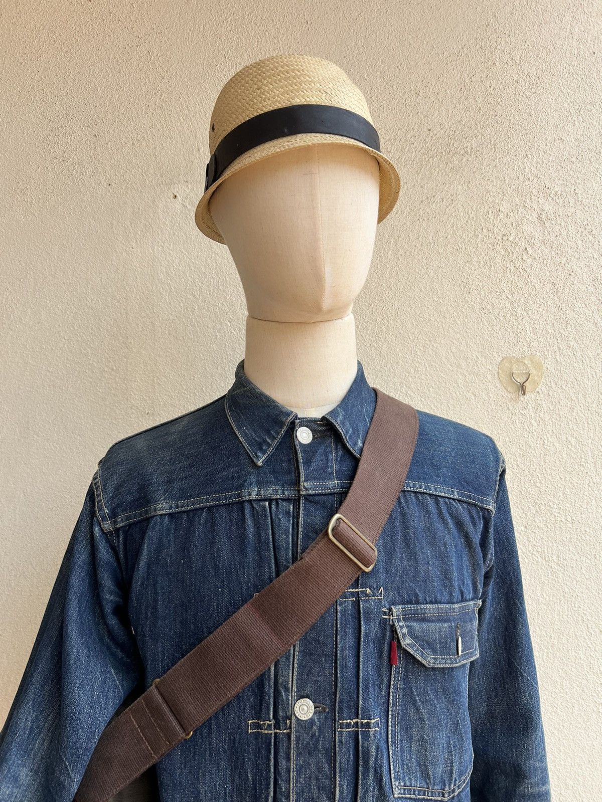 Vintage Vintage Quality Gunslips Sun Fade Waxed Canvas Messenger Bag Size ONE SIZE - 6 Thumbnail