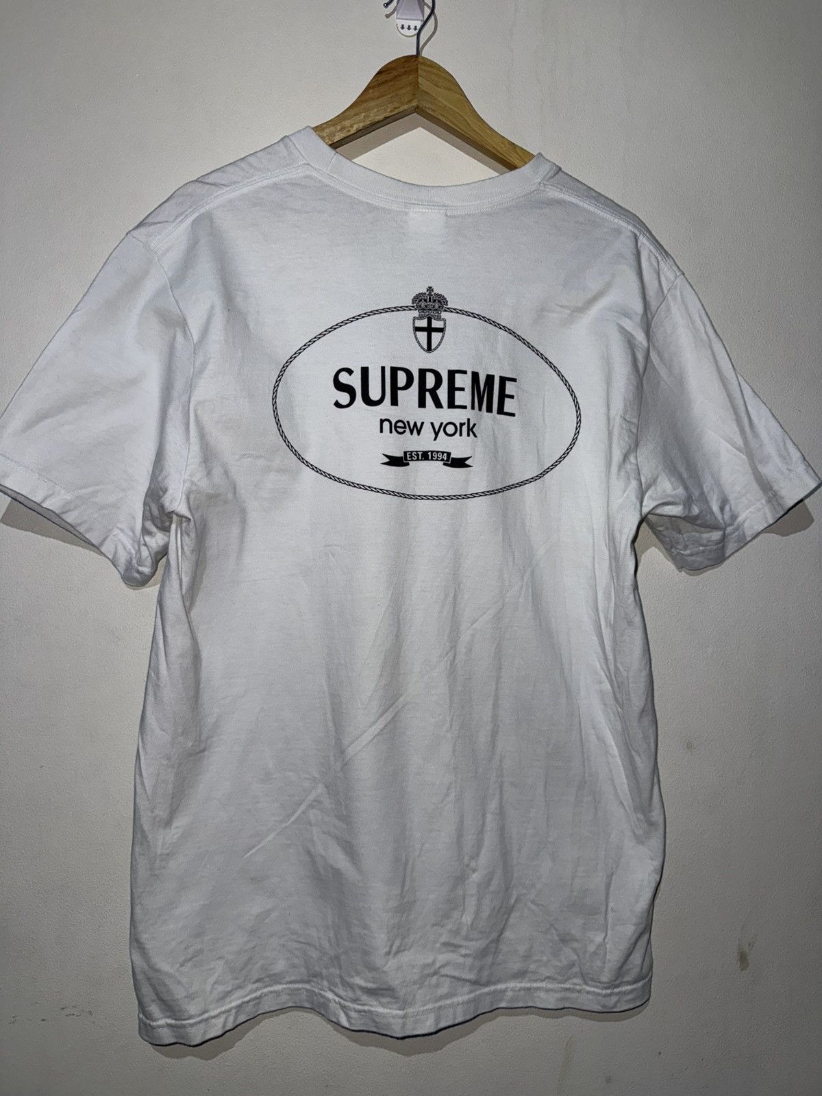 Supreme Supreme white tee Size US M / EU 48-50 / 2 - 3 Thumbnail