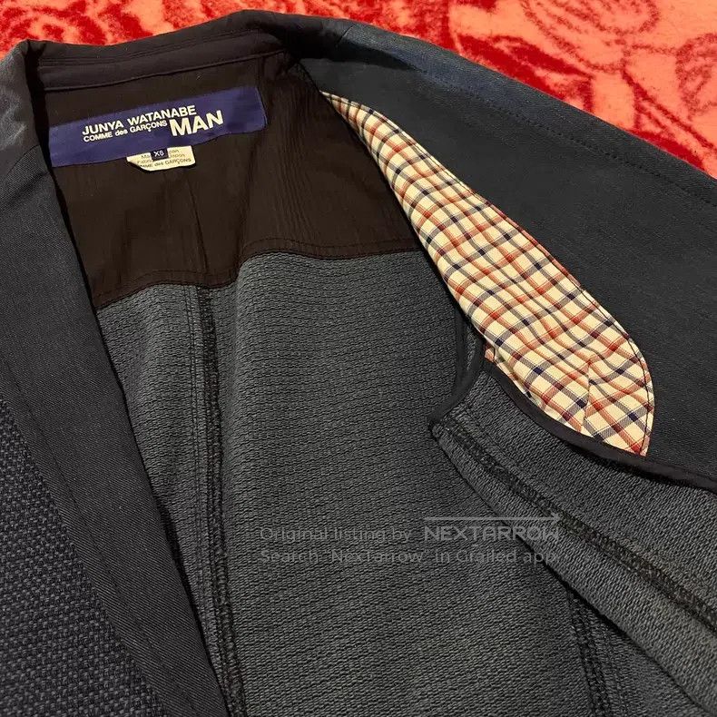 Junya Watanabe JUNYA WATANABE Ancient Indigo Dyed Patchwork Blazer Size US XS / EU 42 / 0 - 5 Thumbnail