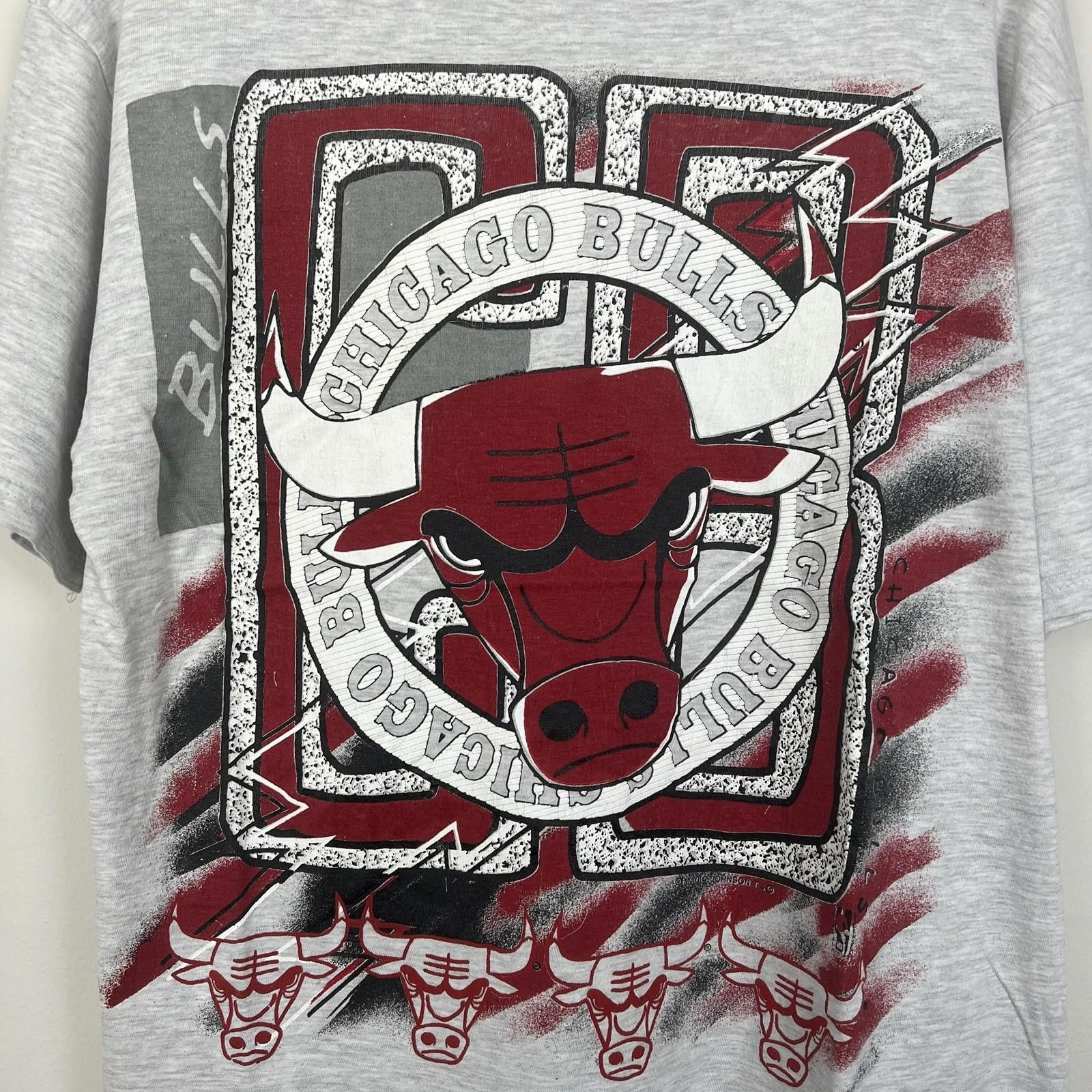 Other Vintage 90s Chicago Bulls Magic Johnson Ts NBA T Shirt Large Size US L / EU 52-54 / 3 - 2 Thumbnail