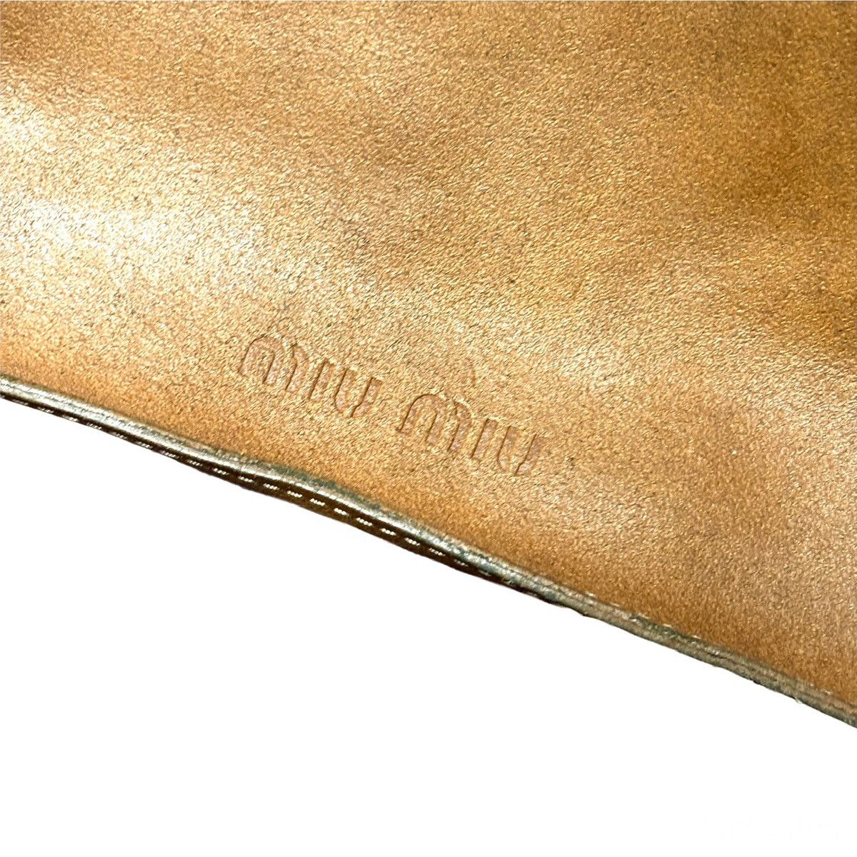 Miu Miu 1990s Miu Miu Camel Leather Bag Size ONE SIZE - 4 Thumbnail