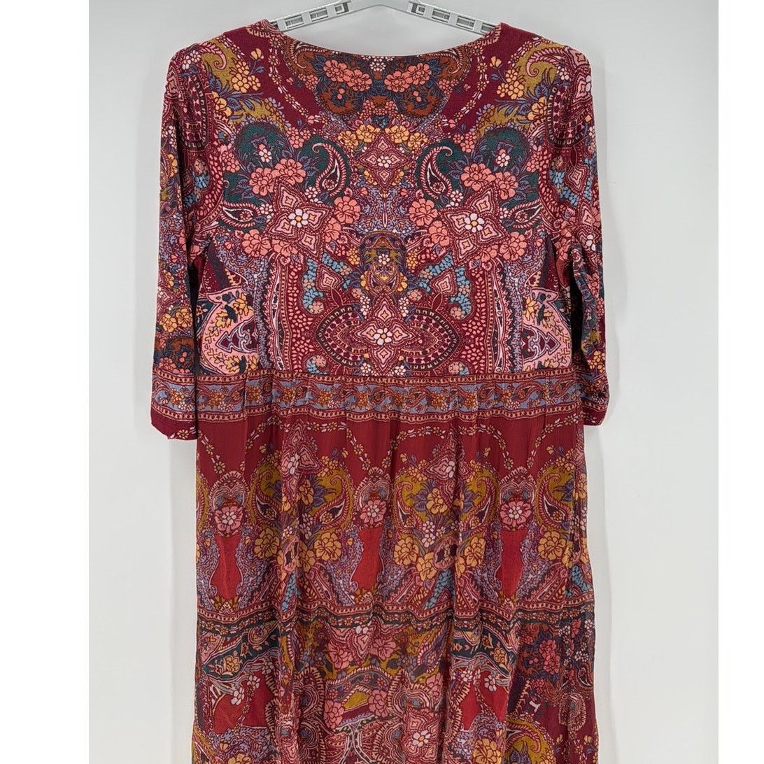 Soft Surroundings Soft Surroundings Niran Maxi Dress Size L Bohemian western Size L / US 10 / IT 46 - 4 Thumbnail