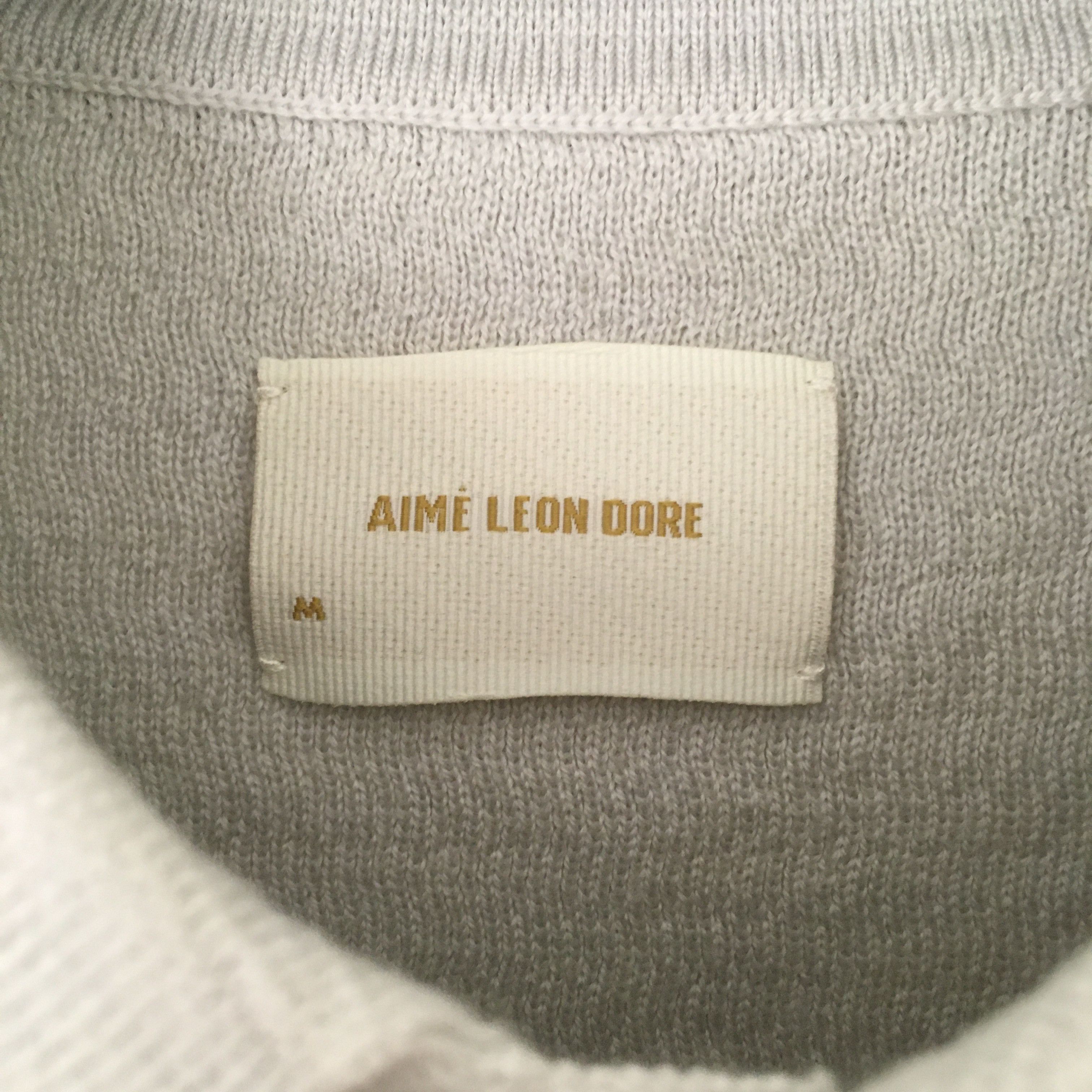 Aime Leon Dore Aimé Leon Dore Long-Sleeve Pearl Button Polo Sweater Size US M / EU 48-50 / 2 - 5 Thumbnail