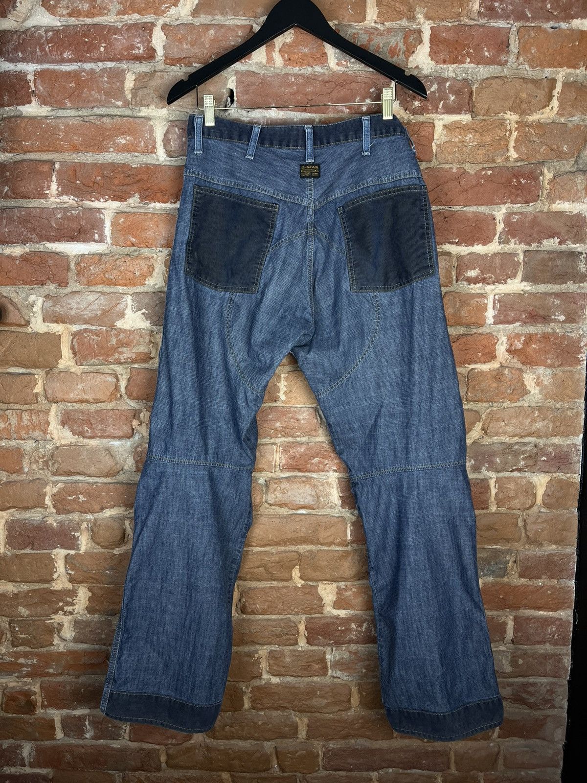 G-Star G-Star Raw Elwood 5620 distressed denim pants double knees Size US 33 - 5 Thumbnail