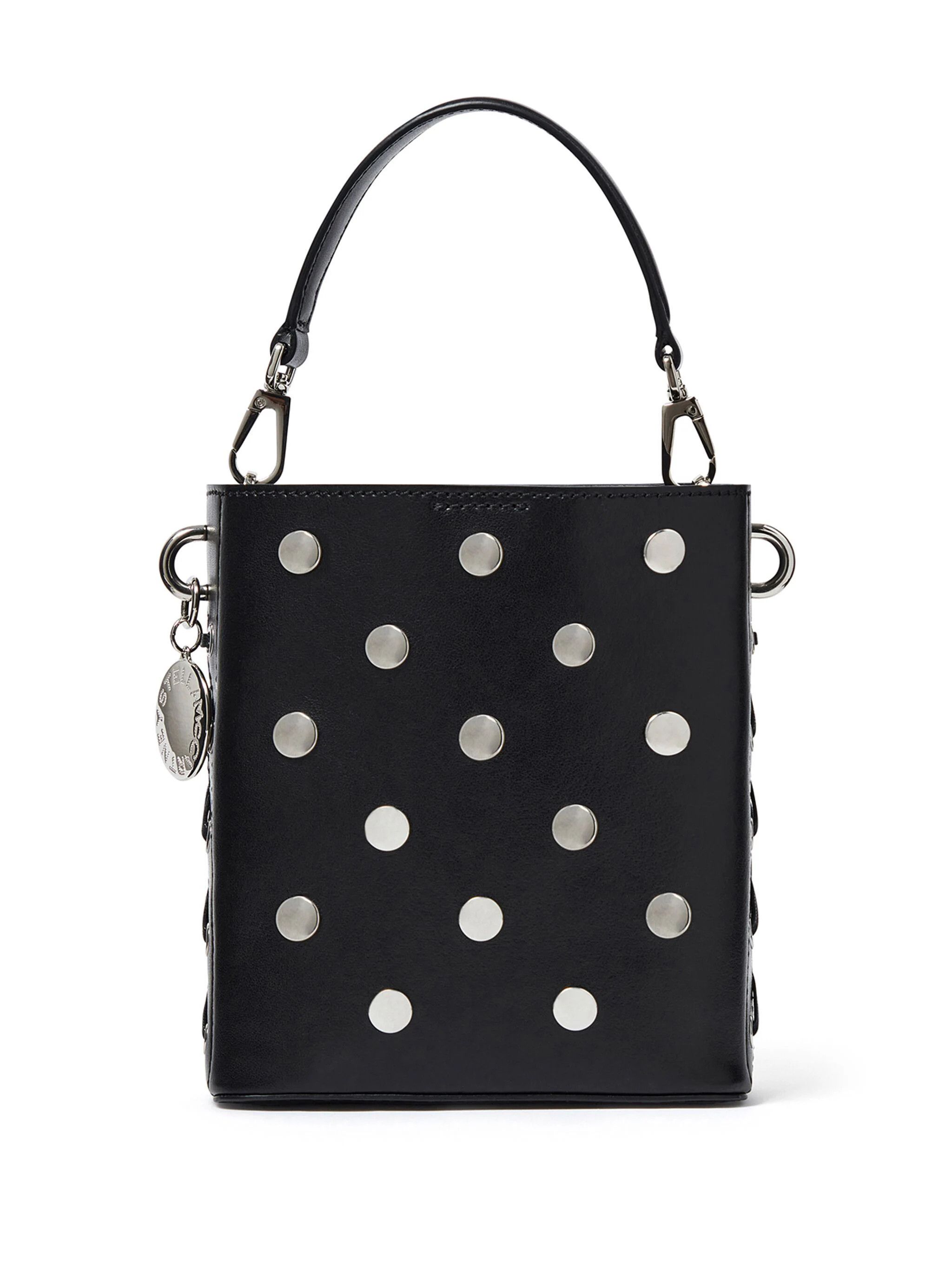 Stella McCartney o1s22i1n1024 Size: OS / Frayme Studs Mini Bucket Bag Size ONE SIZE - 1 Thumbnail