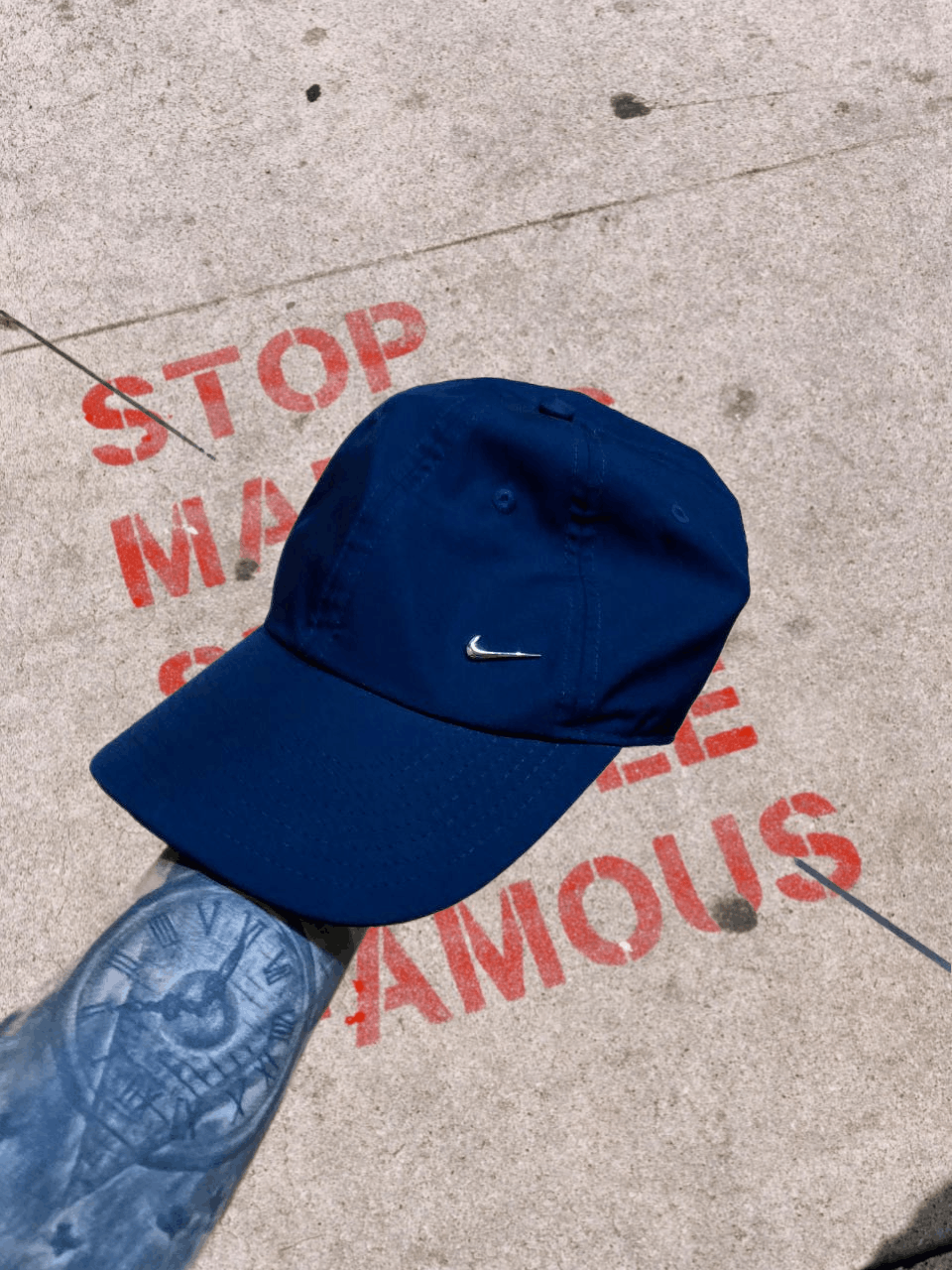 Nike Nike Vintage Cap Small Metal Logo Y2K Swoosh Size ONE SIZE - 1 Thumbnail