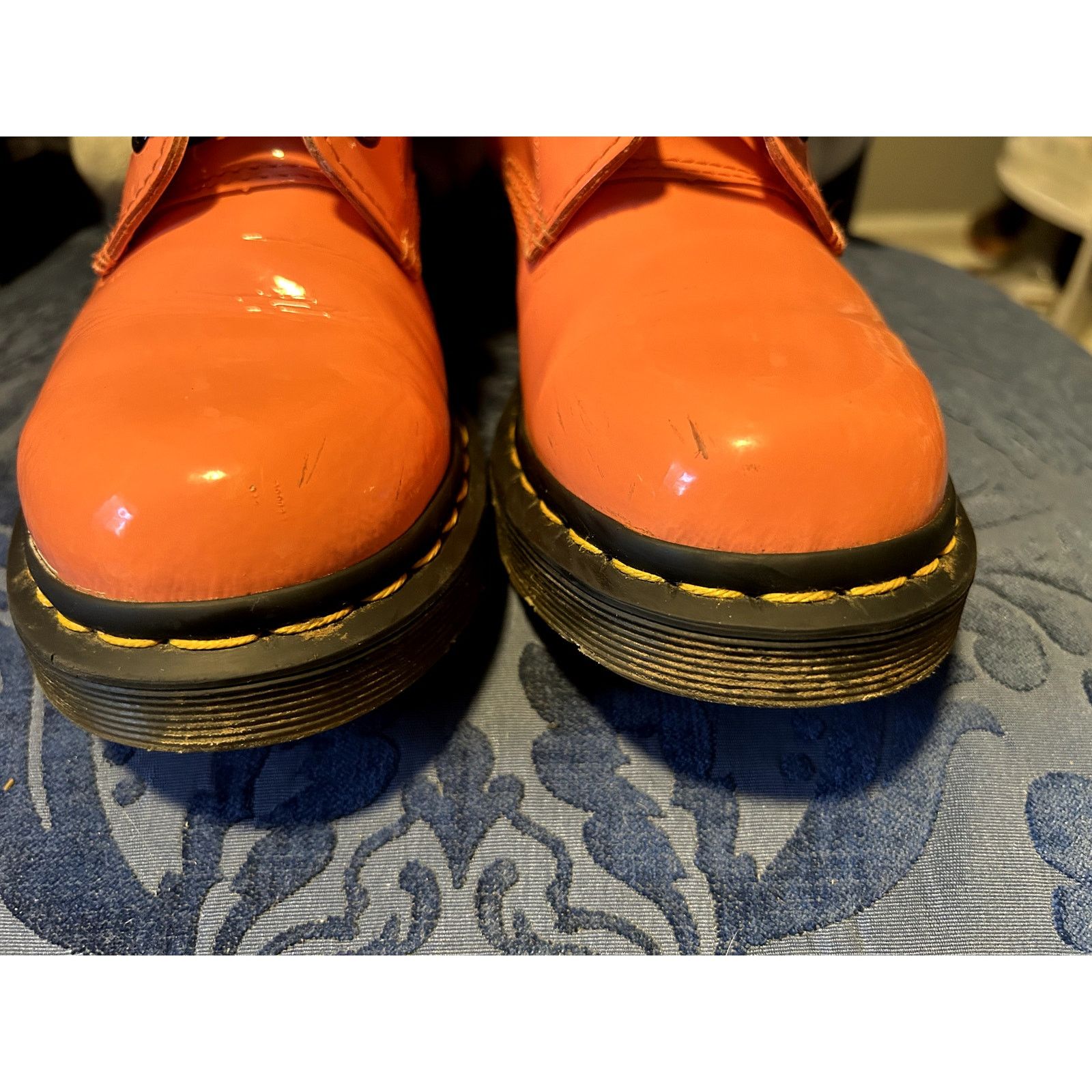 Dr. Martens Dr Martens Coral Pink Orange Patent Leather size 6/EU37 Size US 6 / IT 36 - 5 Thumbnail