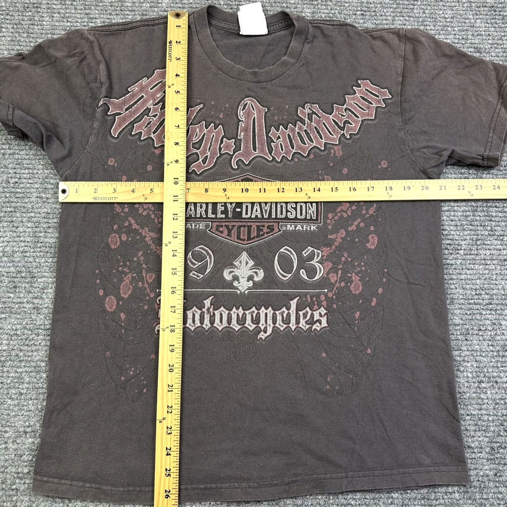 Harley Davidson Harley-Davidson T-Shirt Harley-Davidson Adult Large L Brown Cotton Double-Sided Logo Crew Neck Short Sleeve Vintage No Size US L / EU 52-54 / 3 - 4 Thumbnail