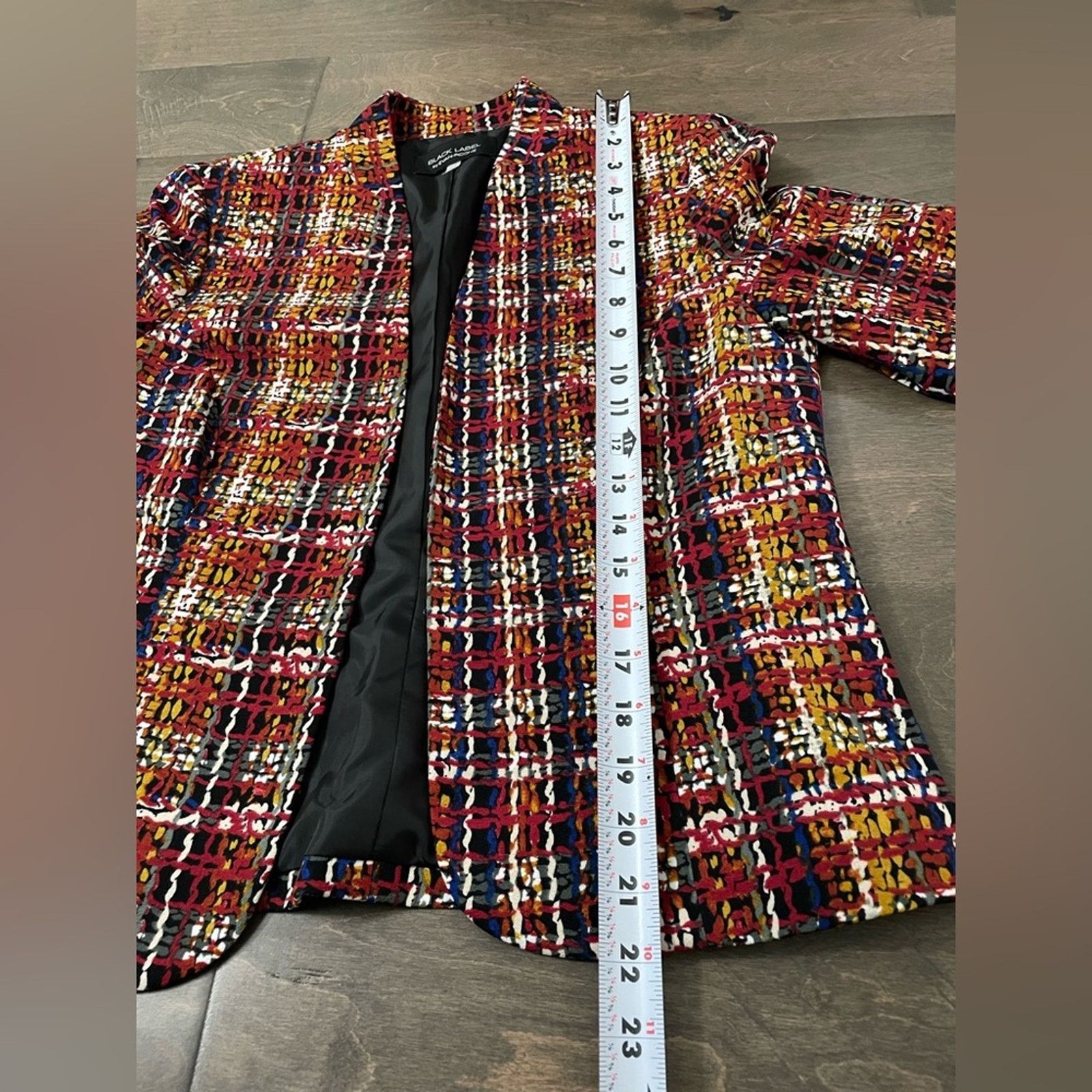 Evan Picone Black Label Evan-Picone Multicolor Plaid Jacket - size 4 Size S / US 4 / IT 40 - 6 Thumbnail