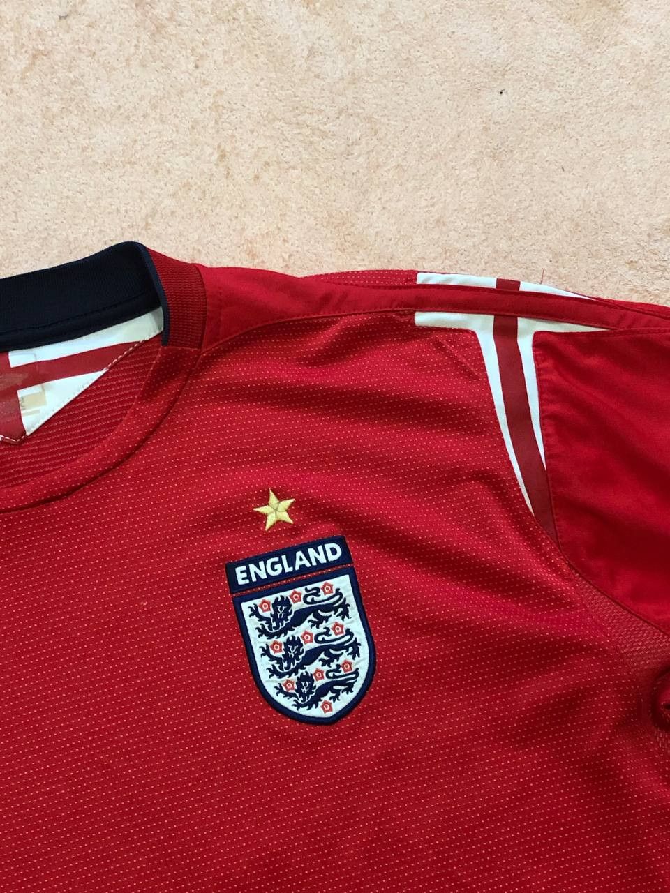Umbro England Away Football Shirt Umbro Soccer Jersey Size US XXL / EU 58 / 5 - 7 Thumbnail