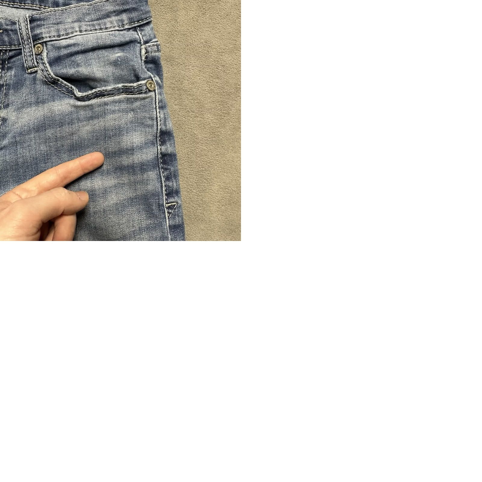 Vintage BKE Tyler Jeans Mens 30x30 (29x28.5) Blue Denim Stretch Relaxed Fit Mid Rise GUC Size US 30 / EU 46 - 12 Thumbnail