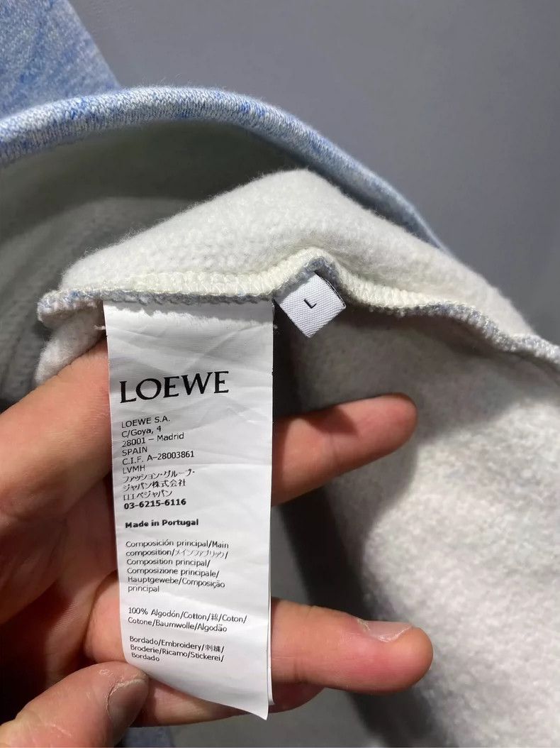 Loewe LOEWE Embroidered high collar hoodie Size L / US 10 / IT 46 - 5 Thumbnail