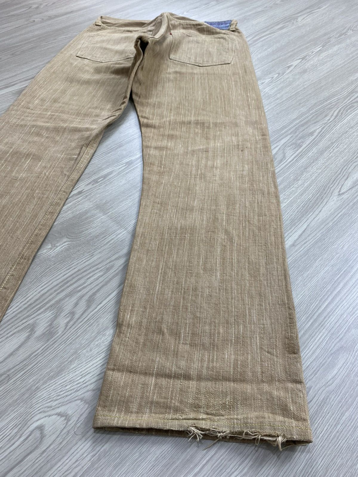 Sugar Cane Vintage Sugar Cane Okinawa Selvedge Distressed Jeans Size US 30 / EU 46 - 19 Thumbnail